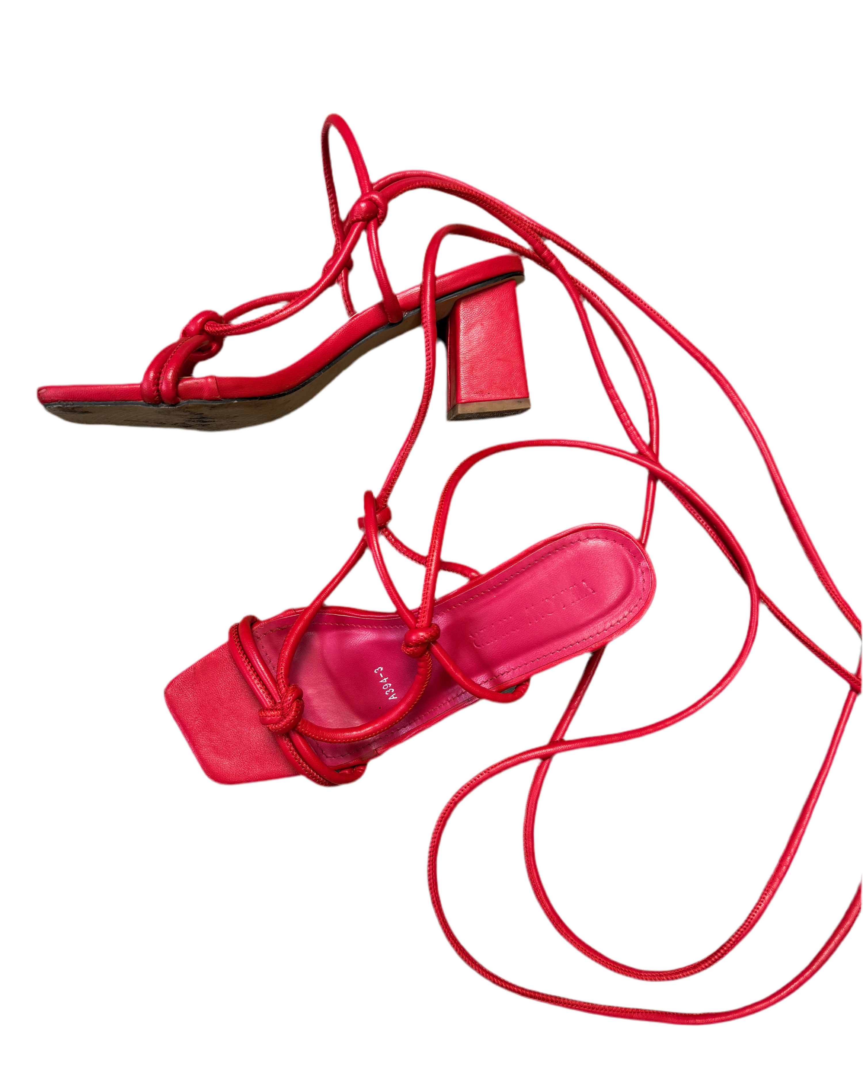 fat laces strappy sandals