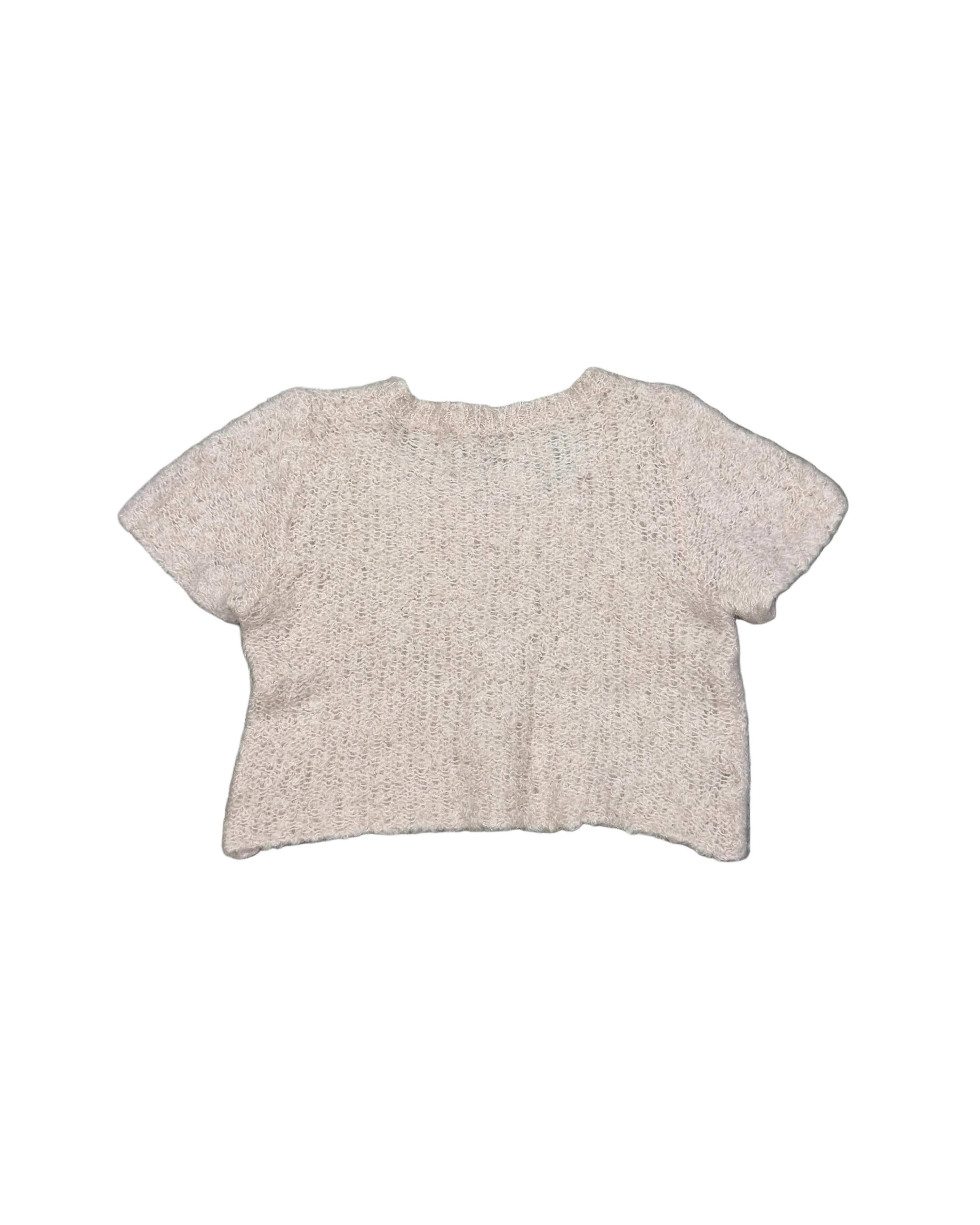 Sisley mohair blend knitted t-shirt