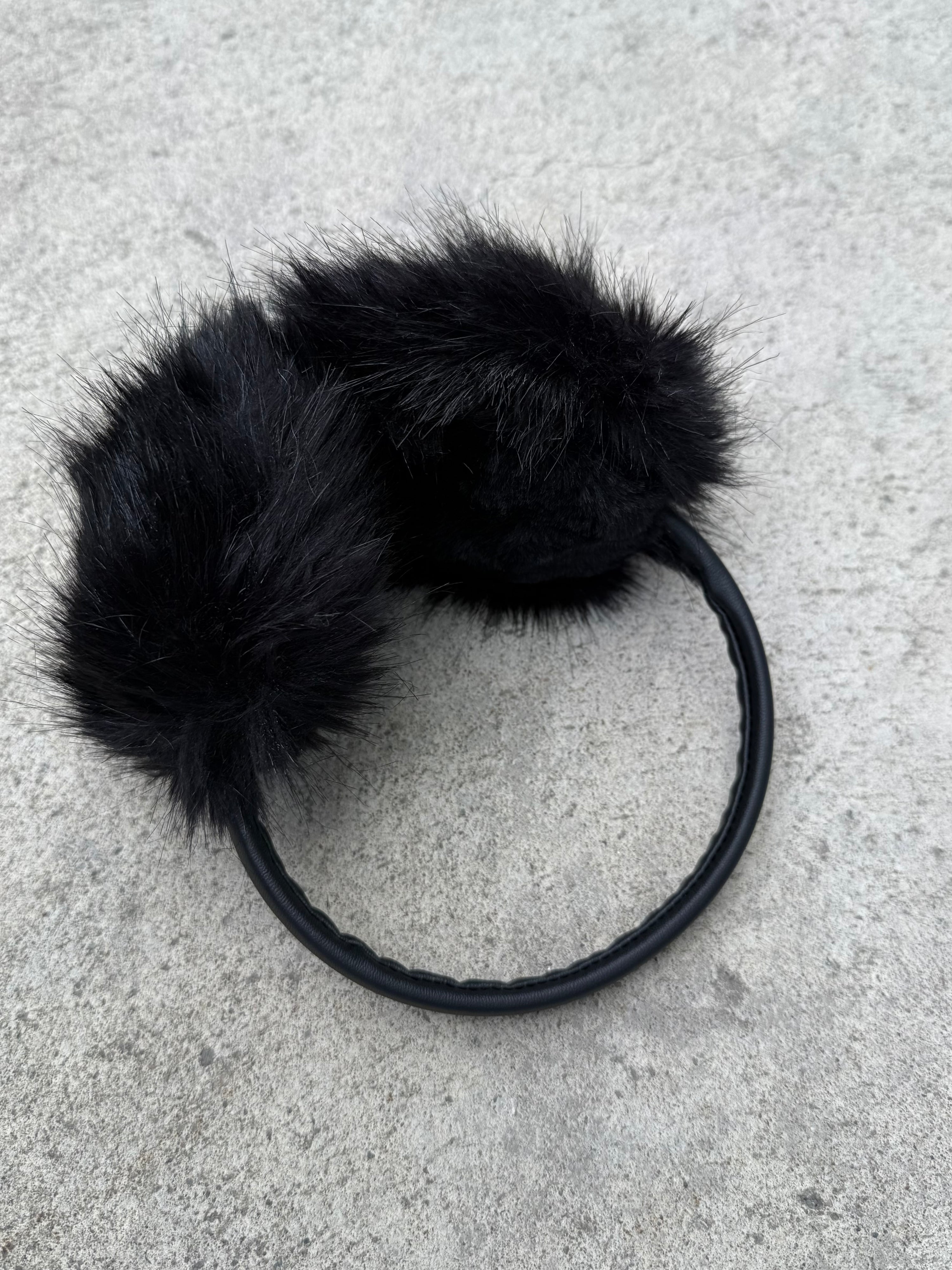 faux fur earmuffs