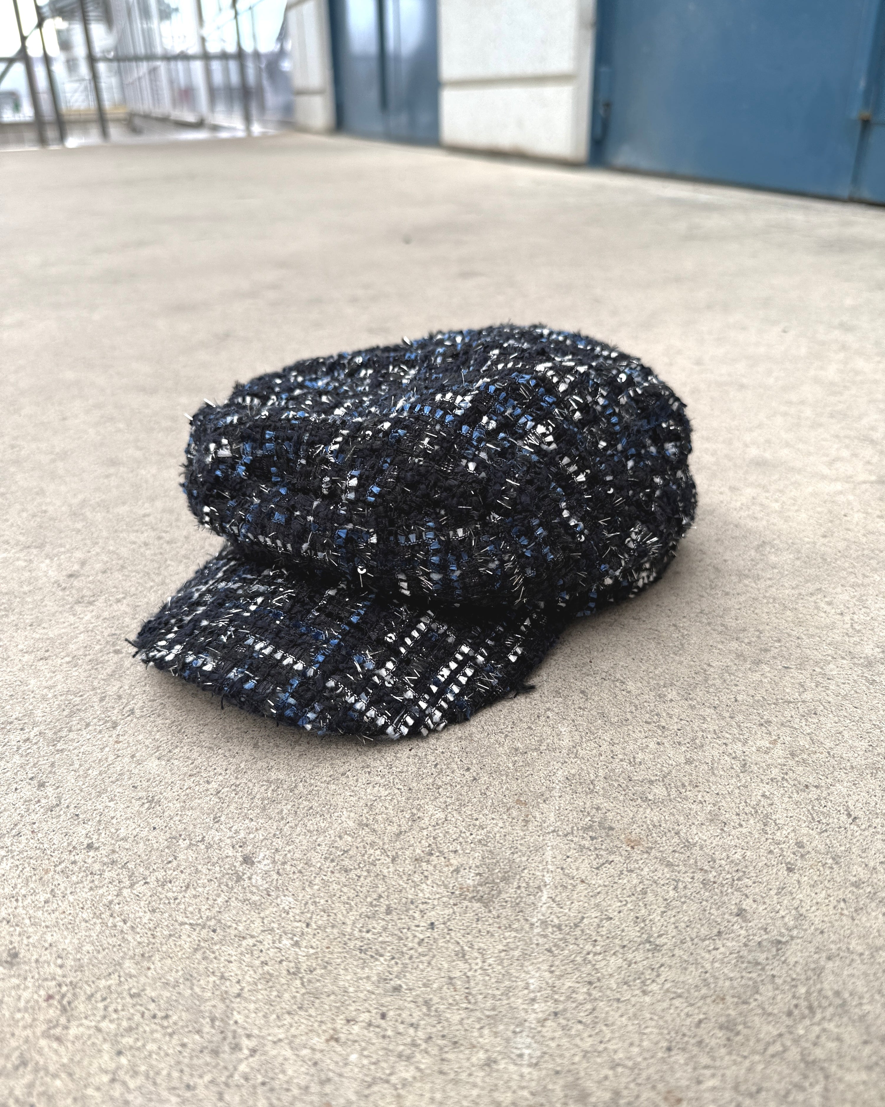 tweed newsboy cap