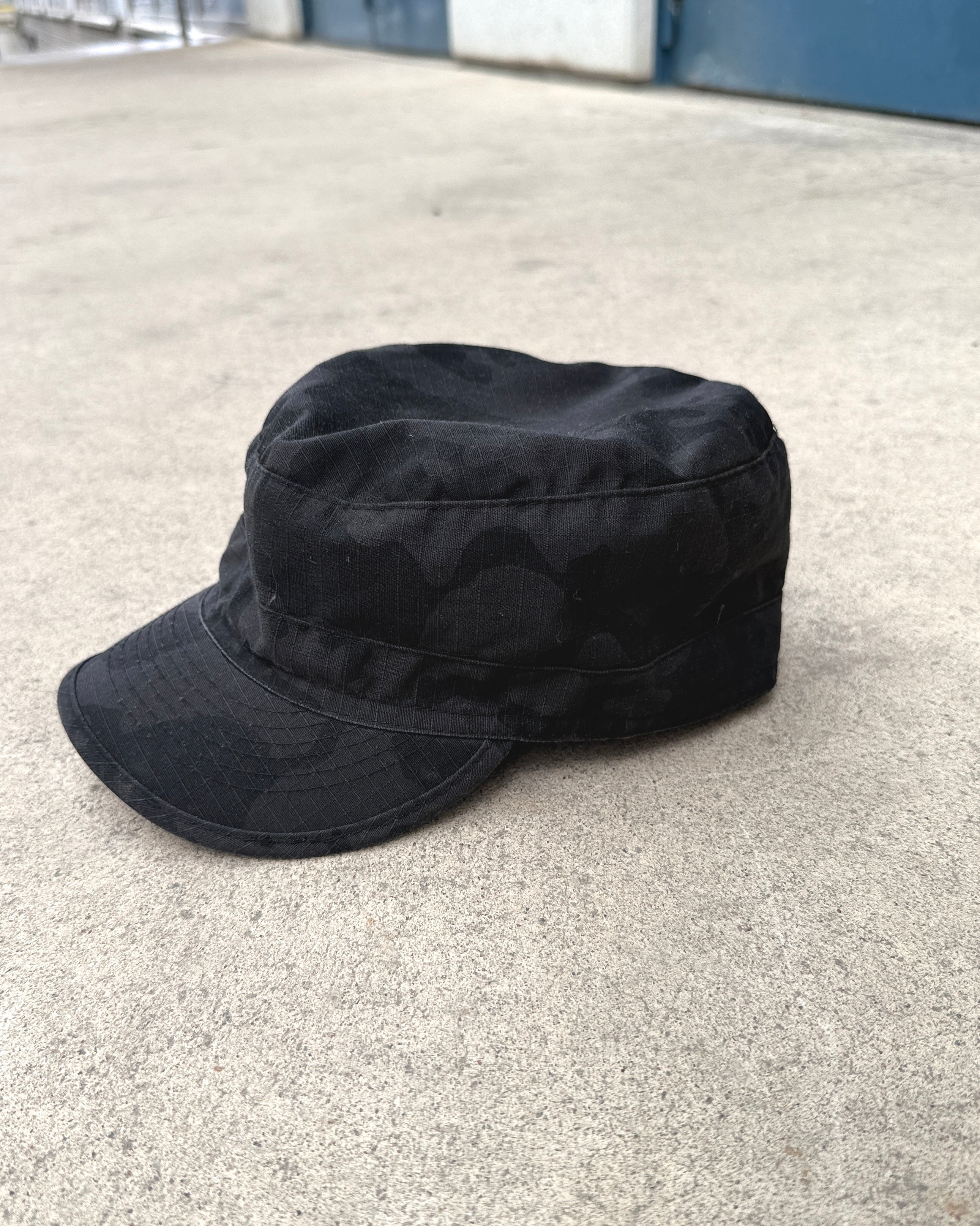 dark camo army cap