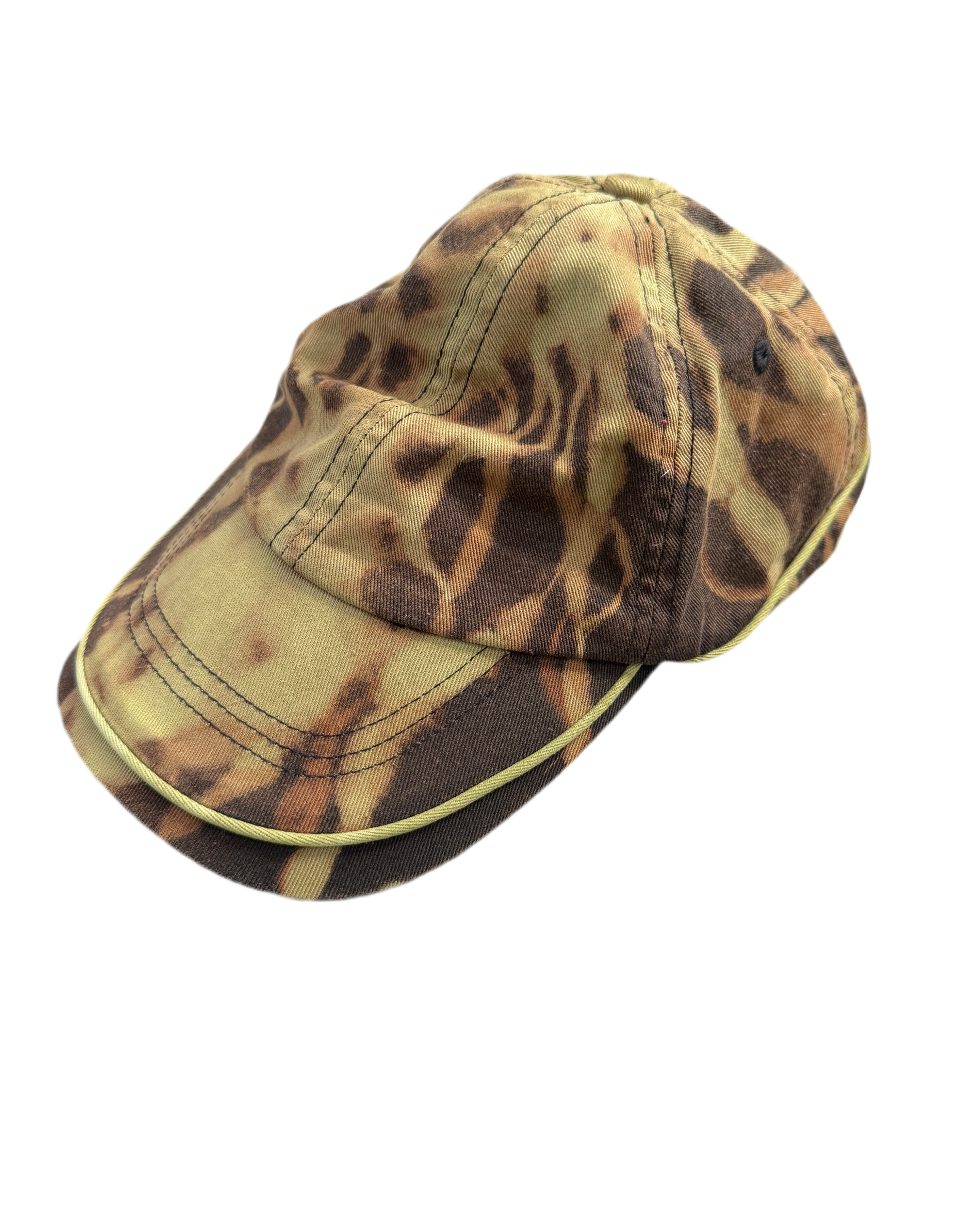 RE-MADE bleached cap w contrast band
