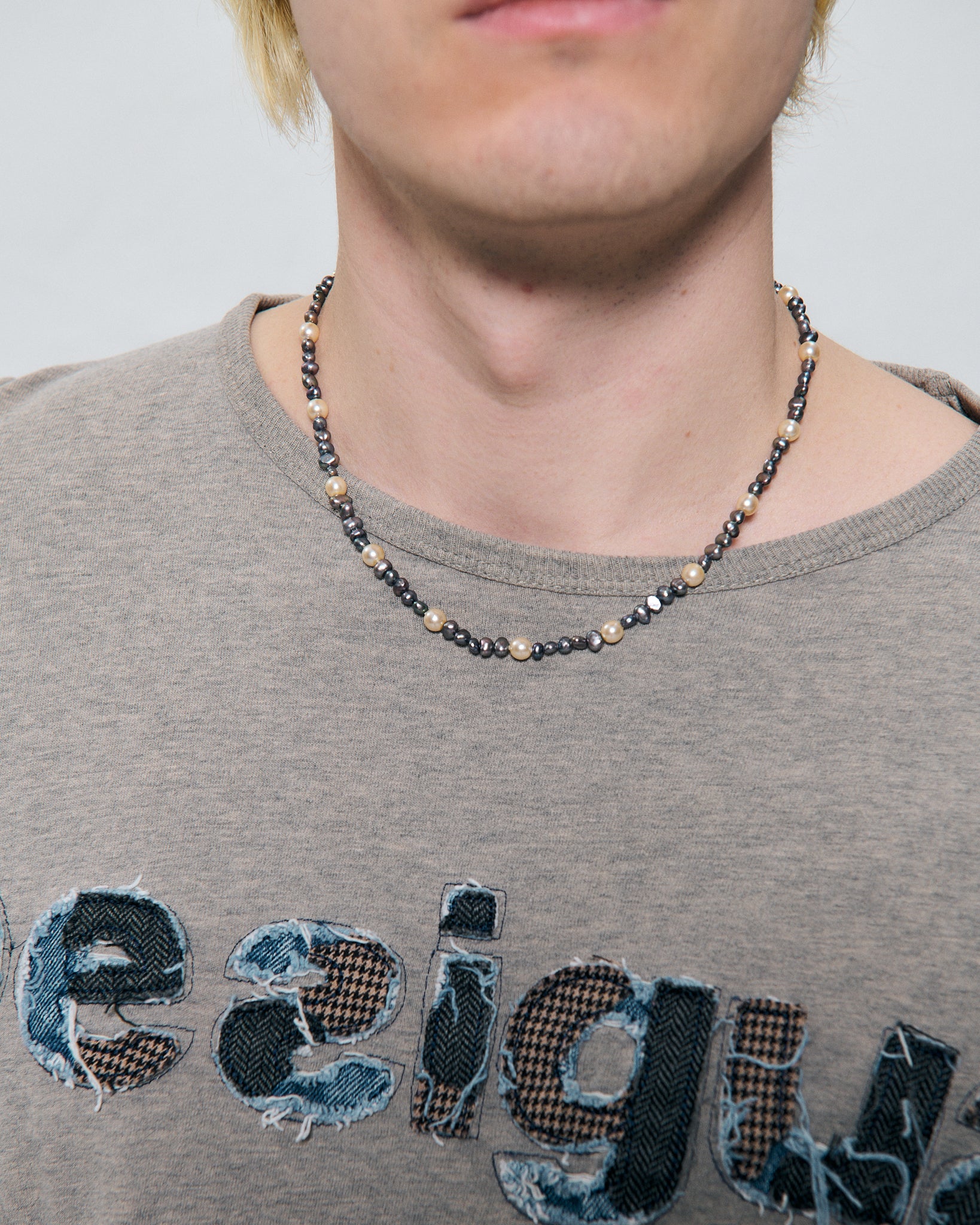 RE-MADE stone necklaces
