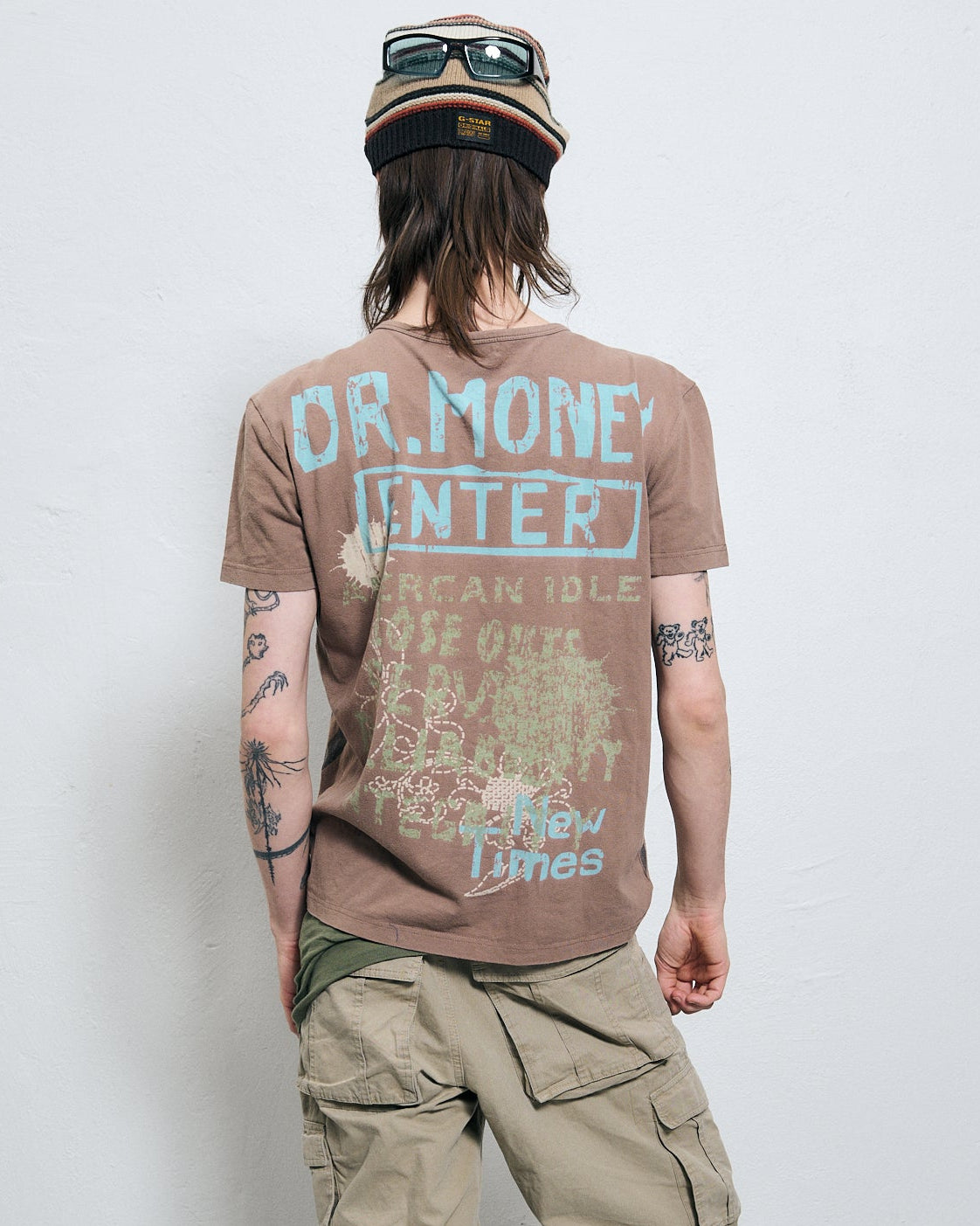 custo barcelona sketch face t-shirt
