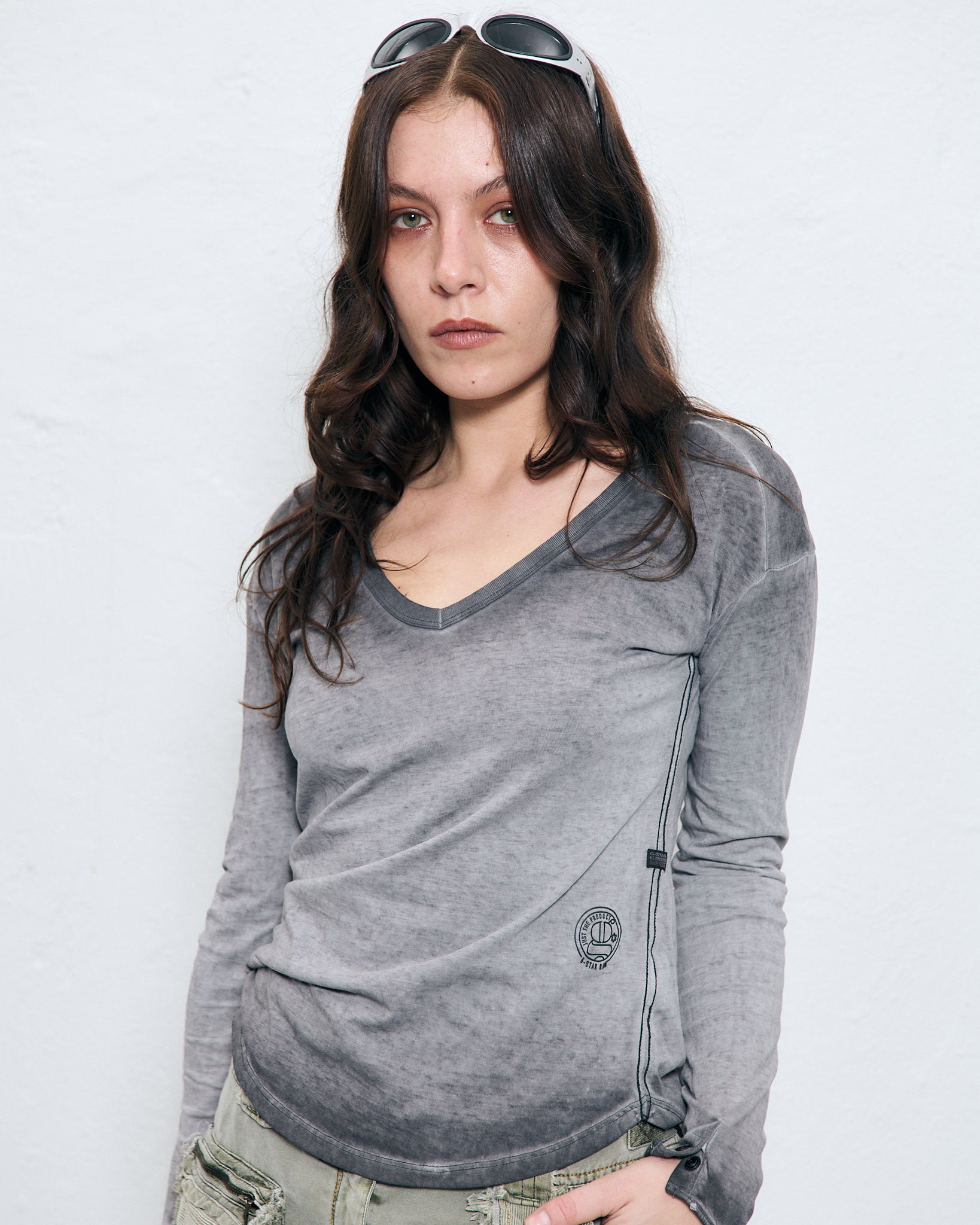 G STAR stonewash long sleeve top