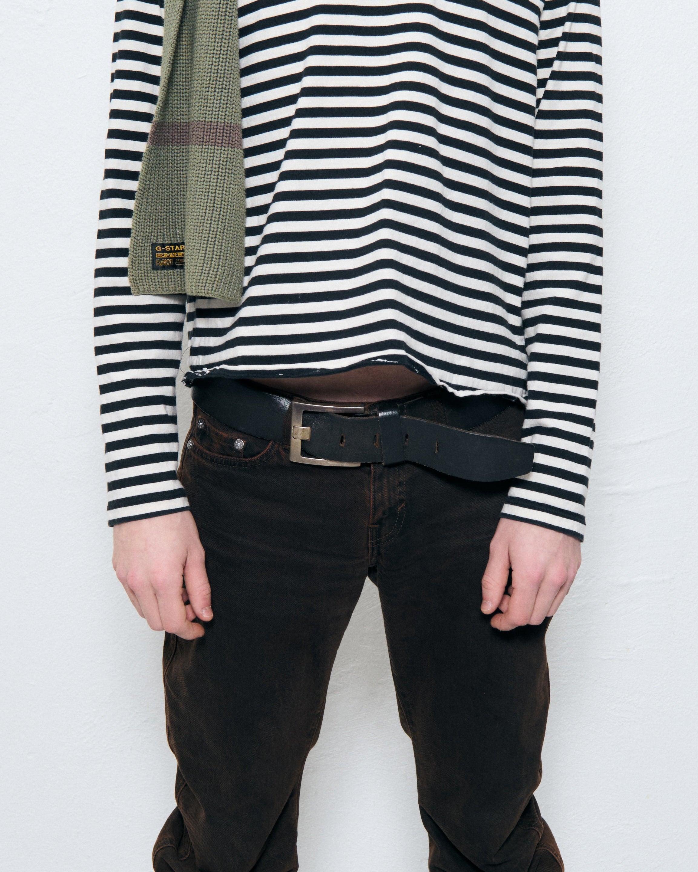 petrol industries leather belt