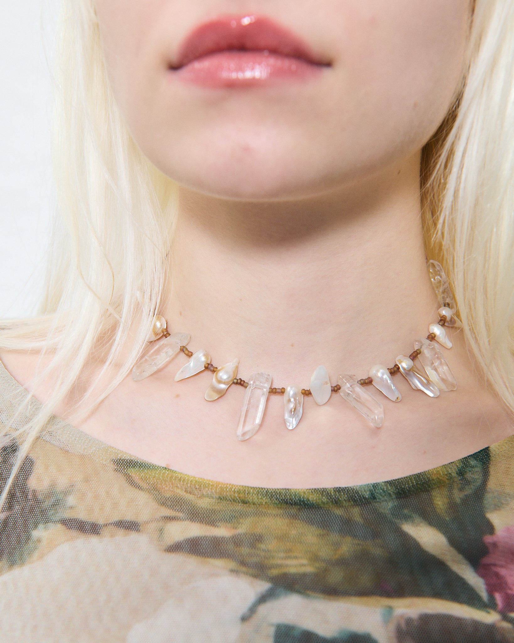 RE-MADE pearl necklaces