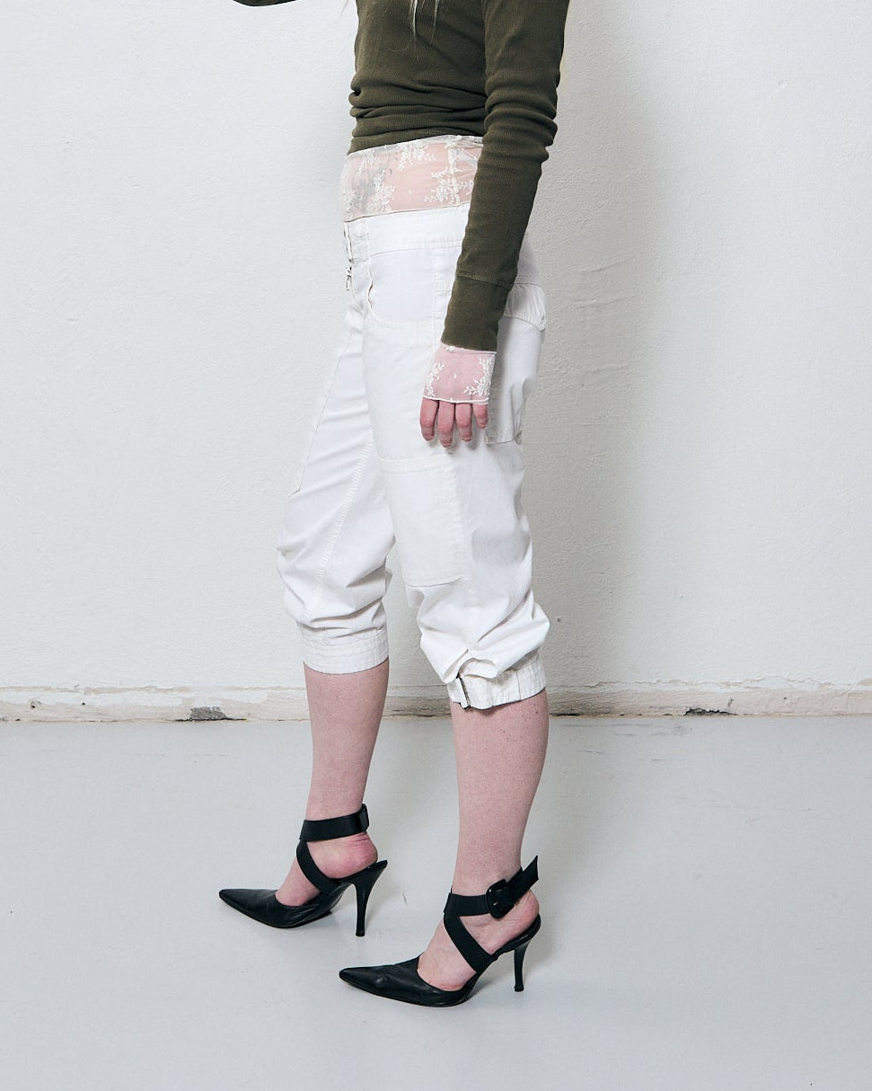 Miss Sixty cotton cargo capri trousers