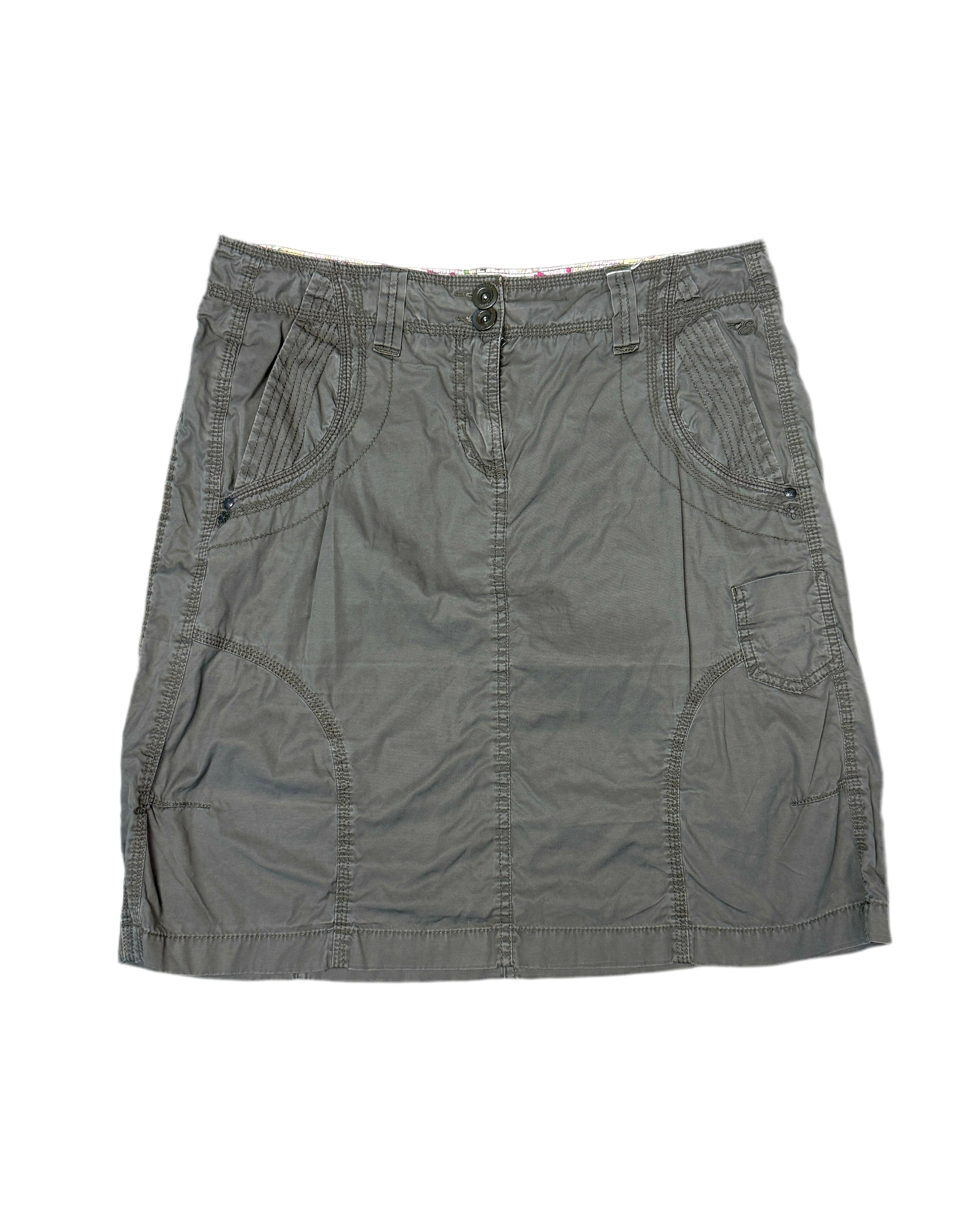 Esprit cotton cargo skirt