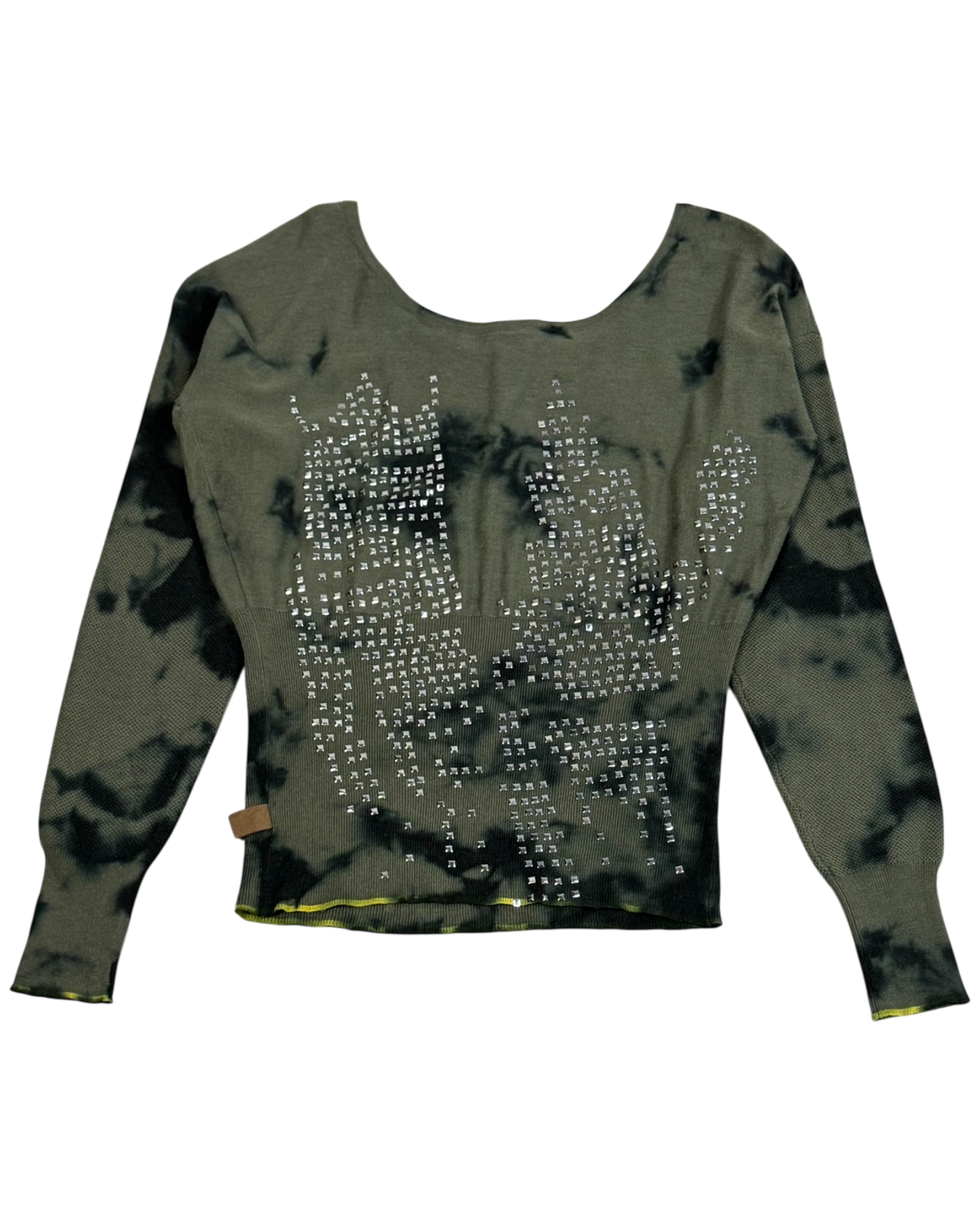 nü dyed studded sweater