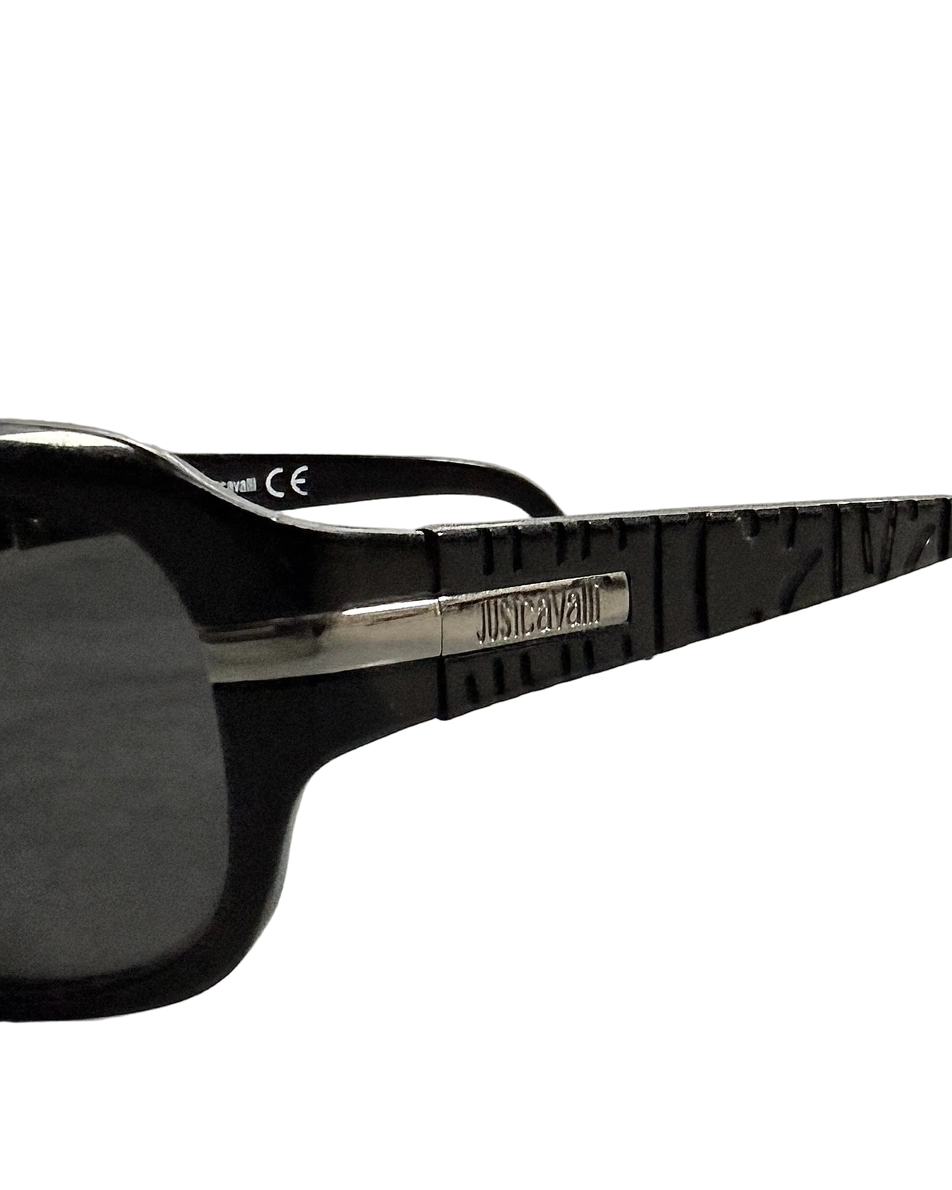 Just Cavalli wrap around black lens sunglasses