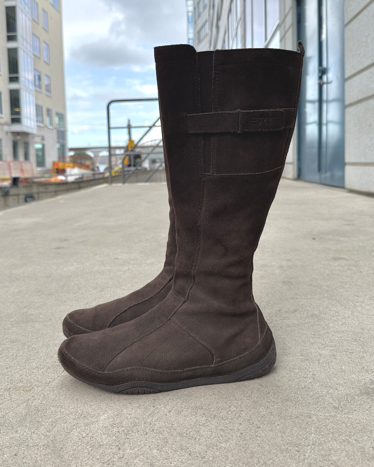 ESPRIT suede knee high boots