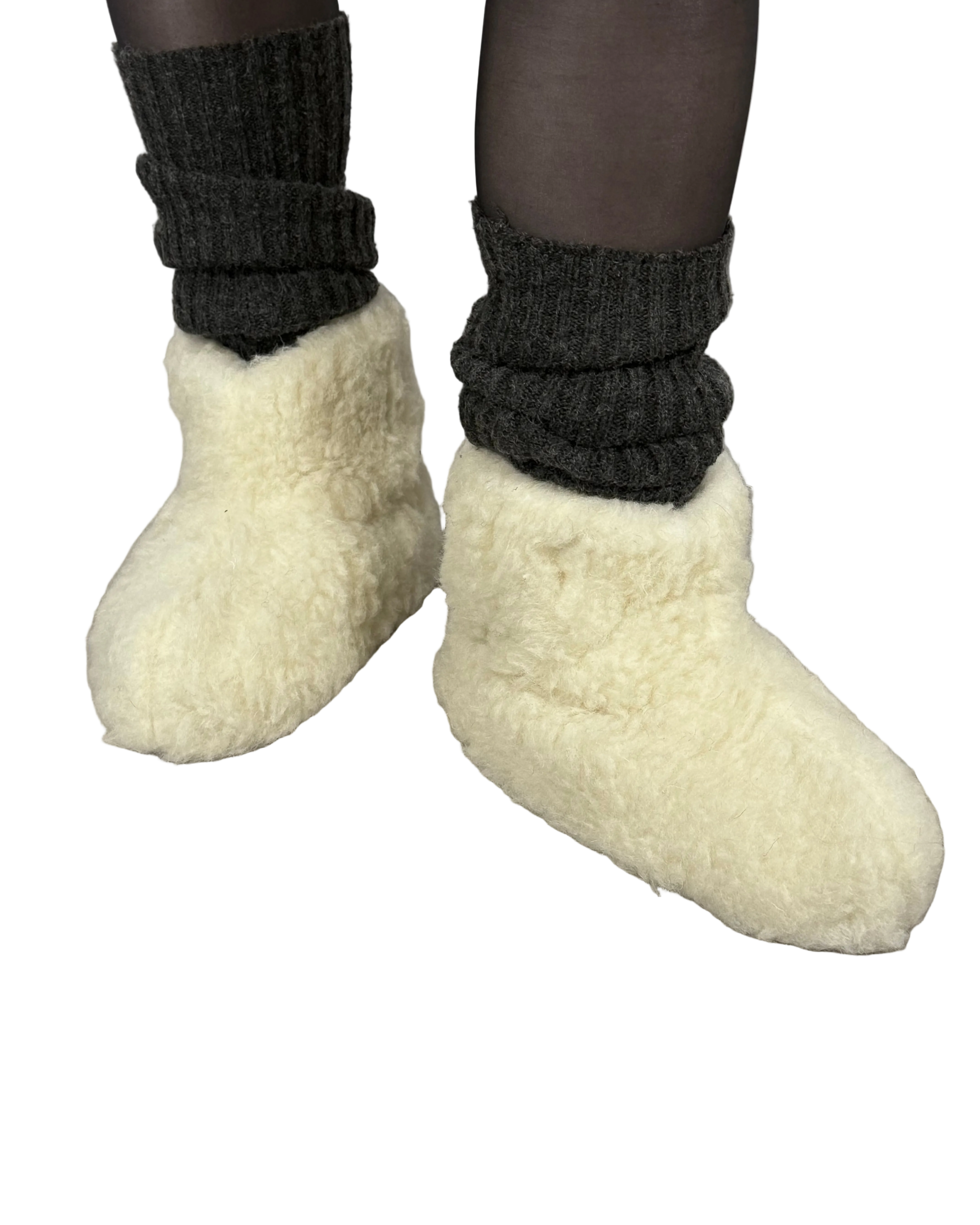 furry wool slipper shoes