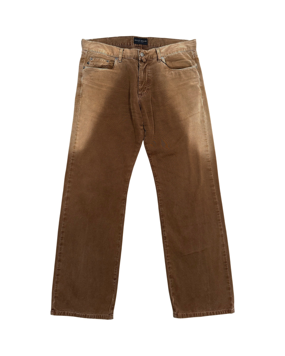GANT low waist distressed straight jeans