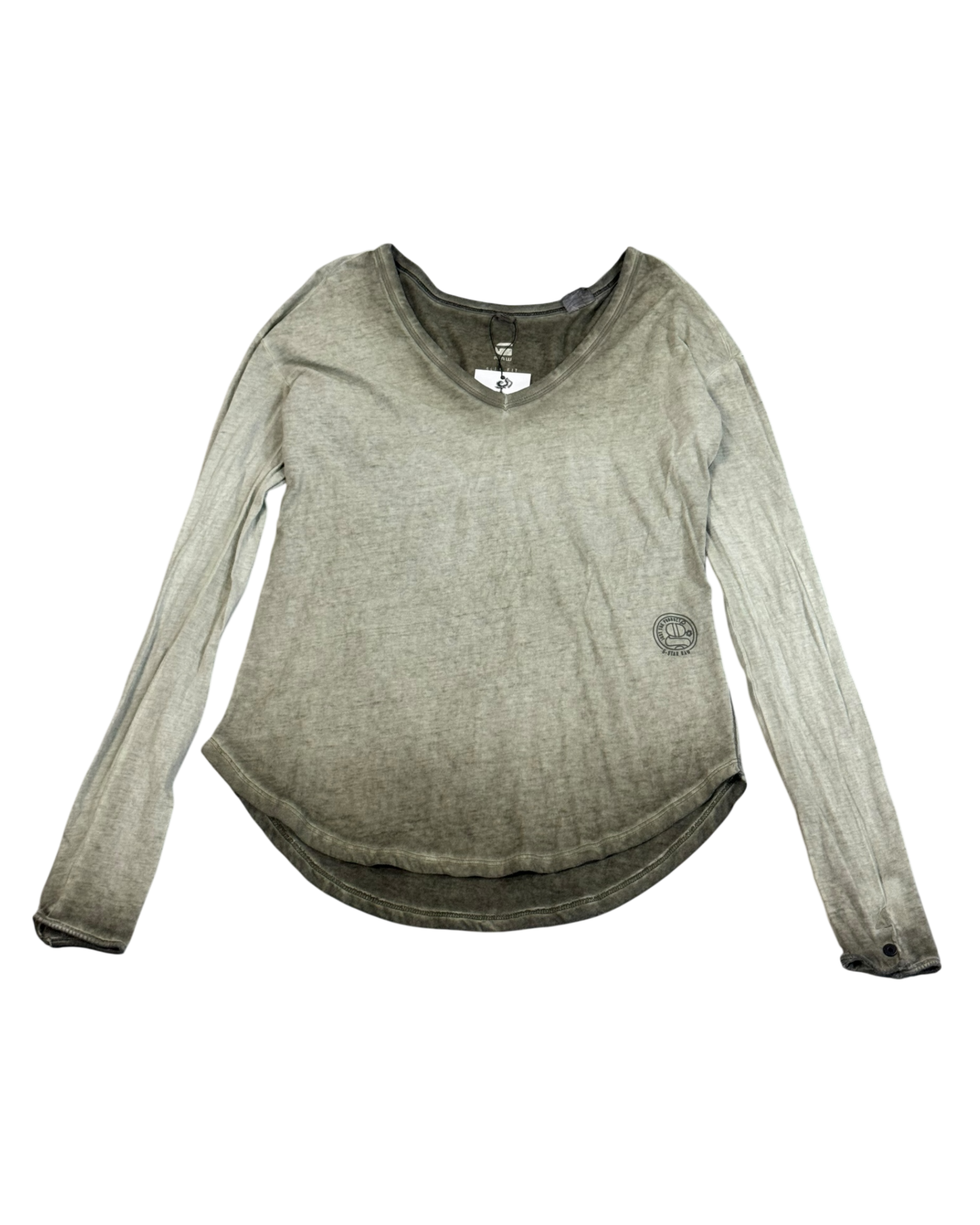 G STAR stonewashed long sleeve top