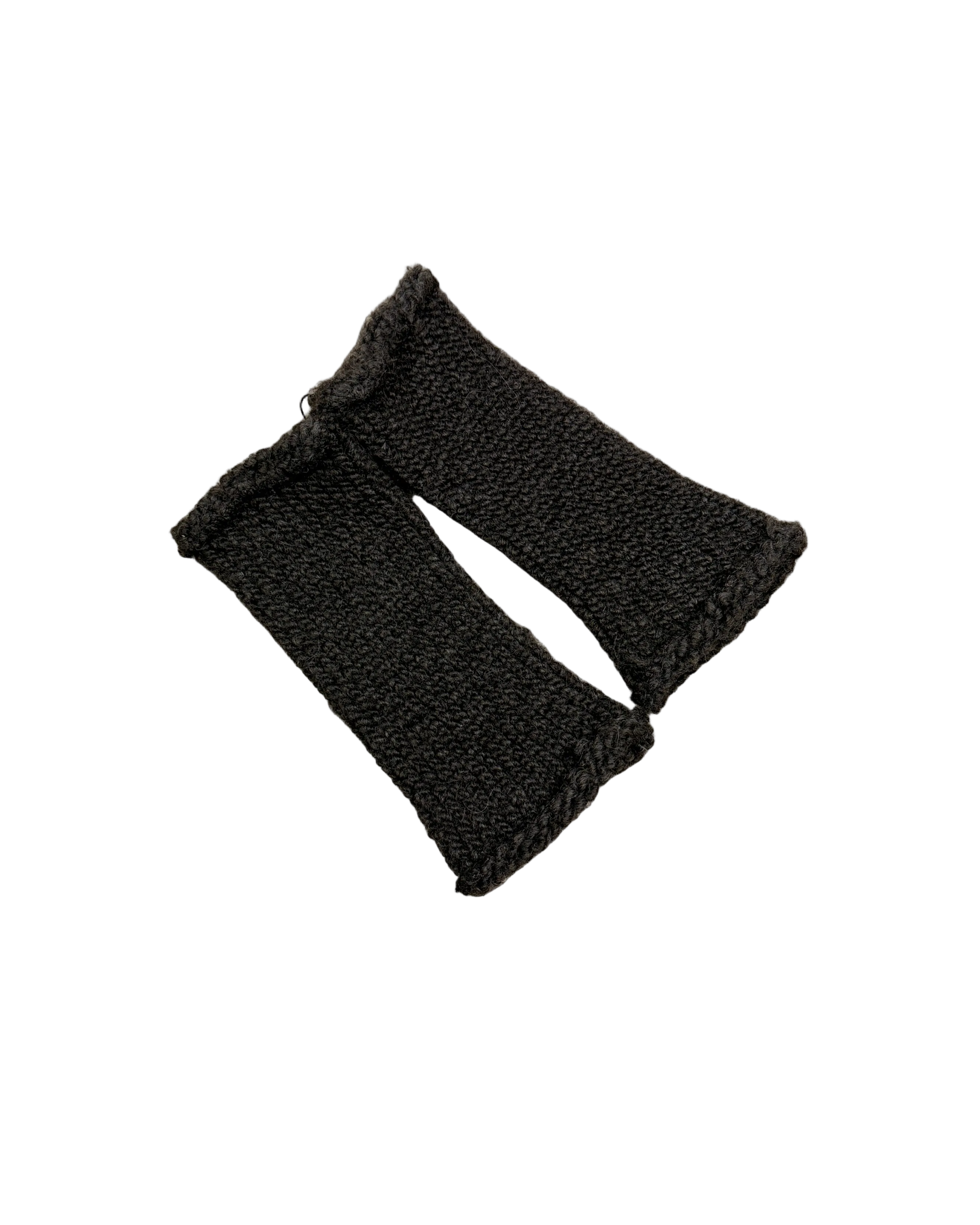 knitted wool wristwarmers