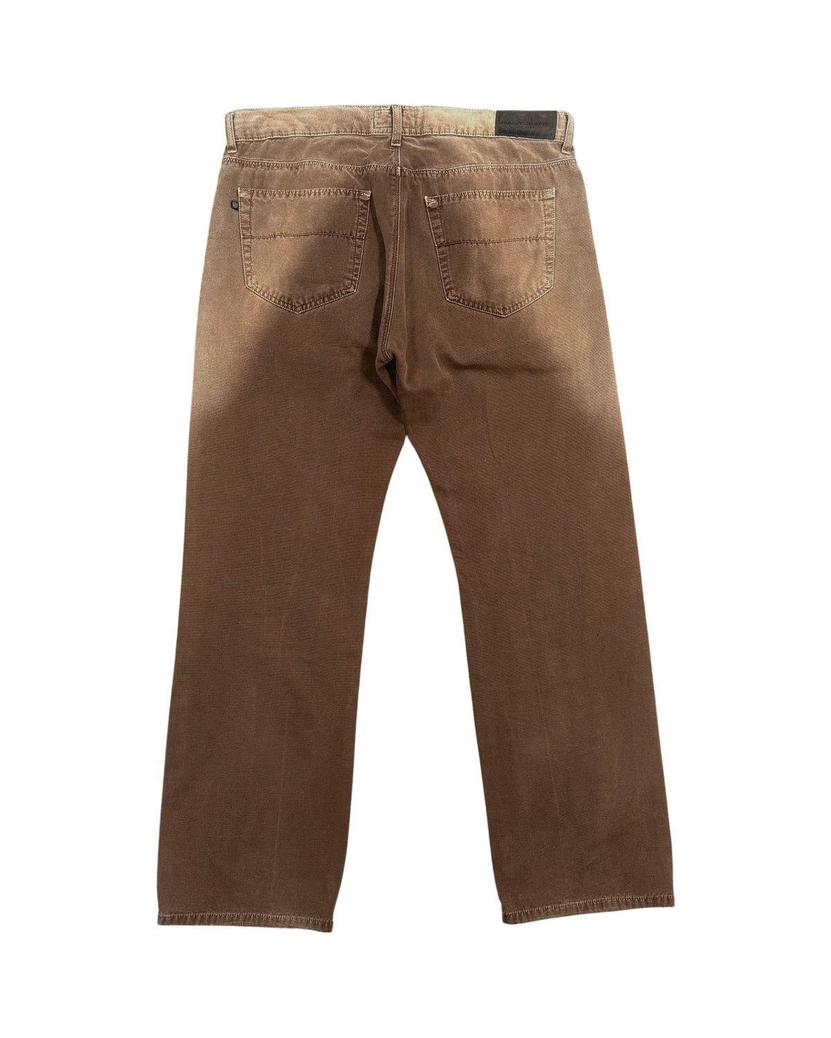 GANT low waist distressed straight jeans