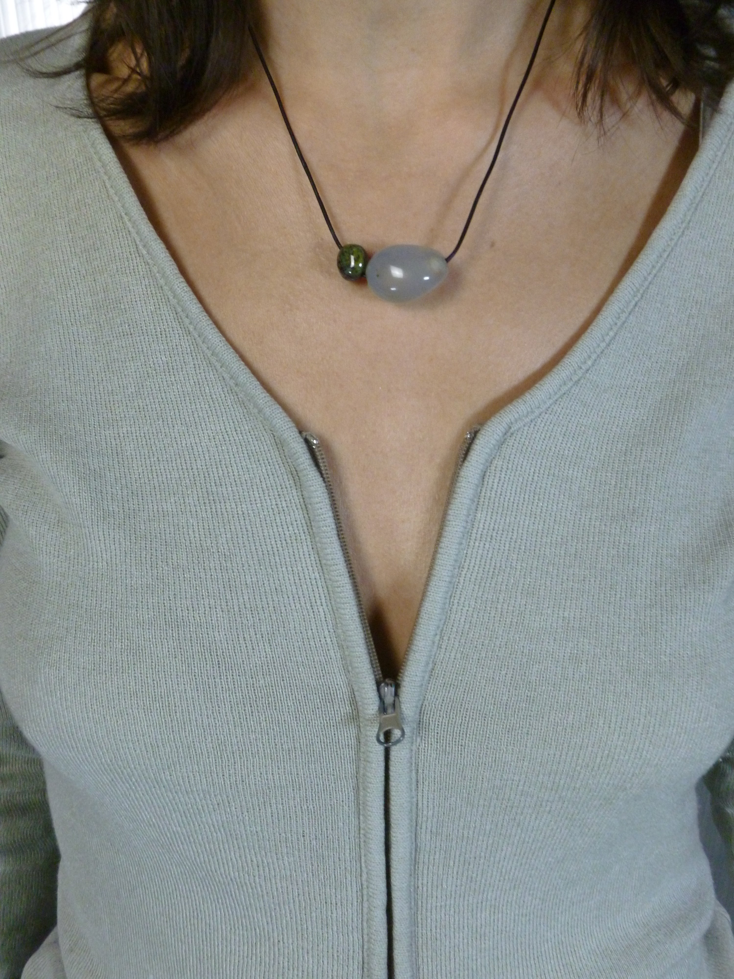 RE-MADE beaded necklaces