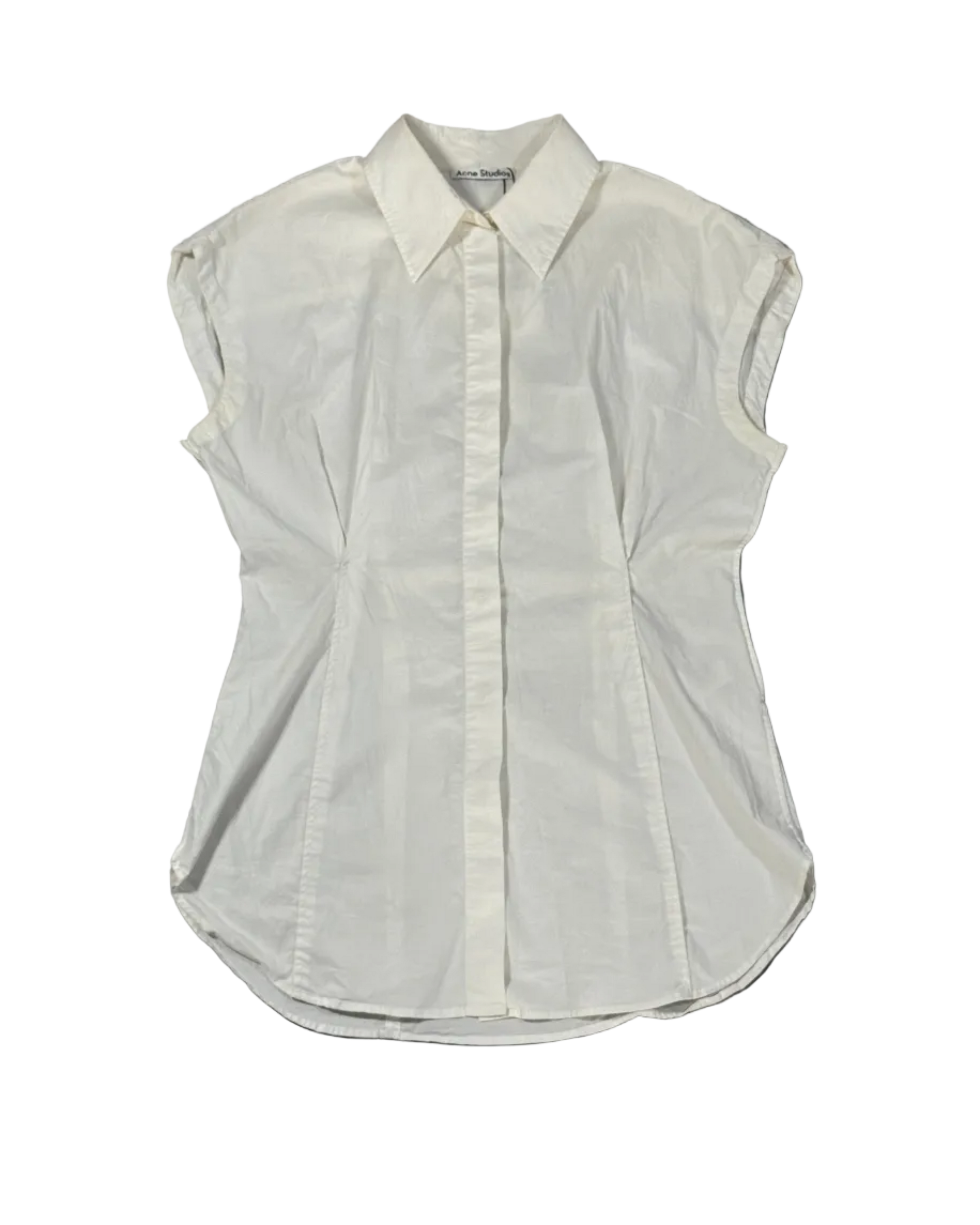 acne studios waisted short sleeve shirt