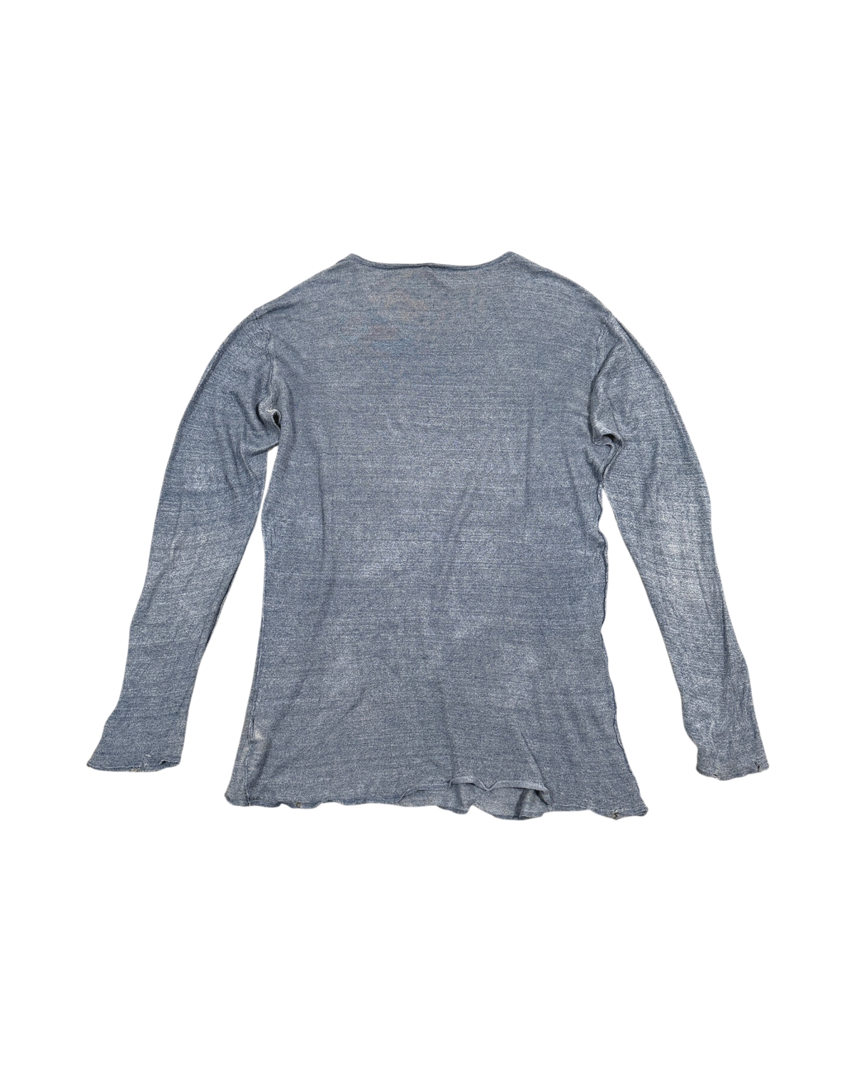 DIESEL transparent knit long sleeve top