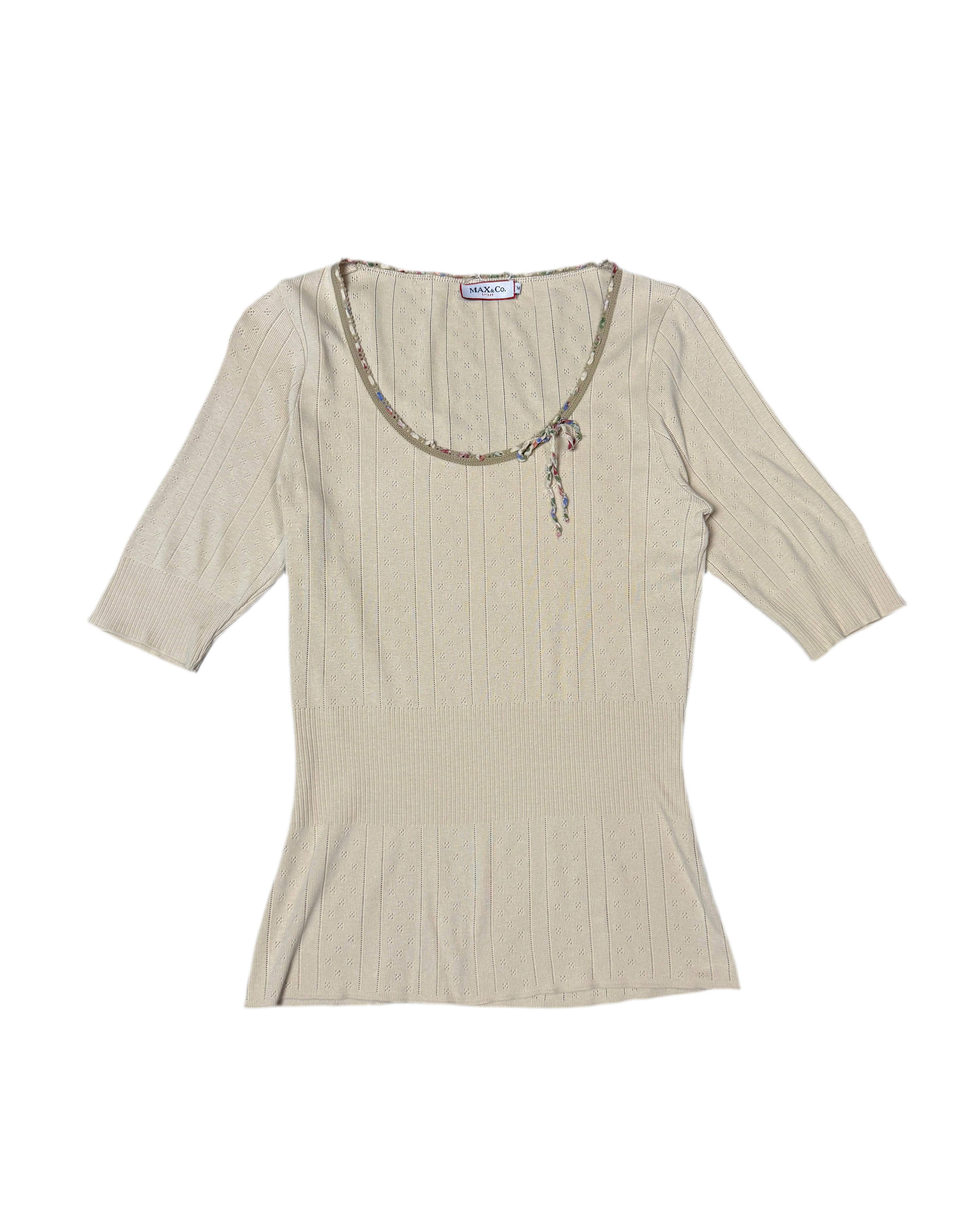Max & Co pointelle t-shirt
