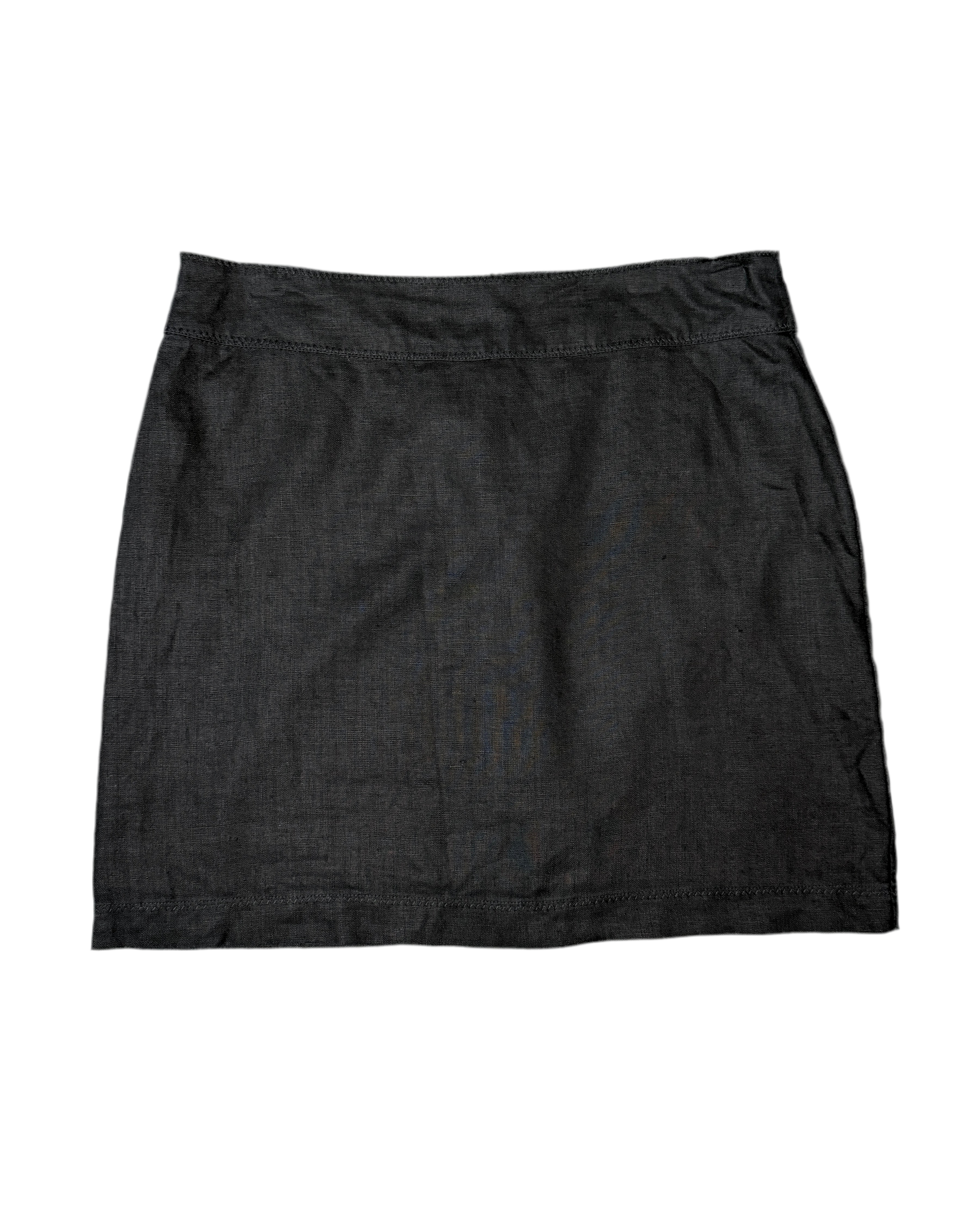 etam linen mini skirt