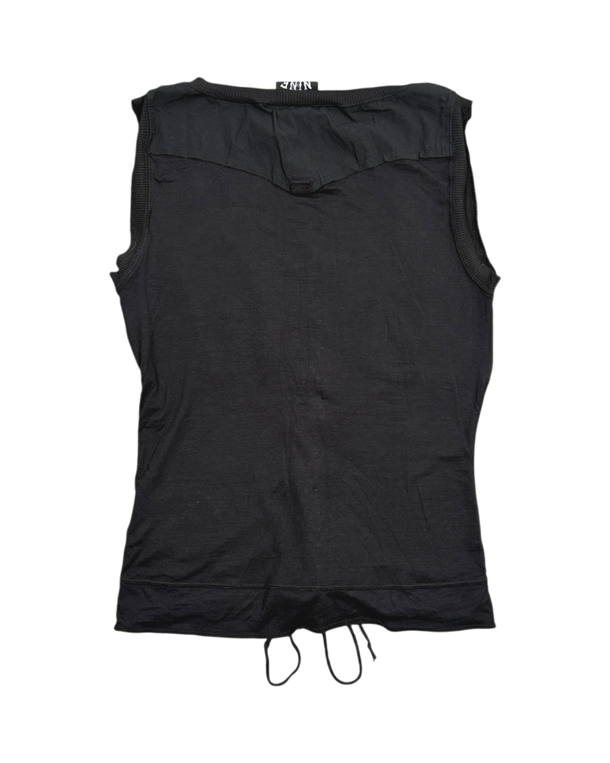 nine lives lace up tank top