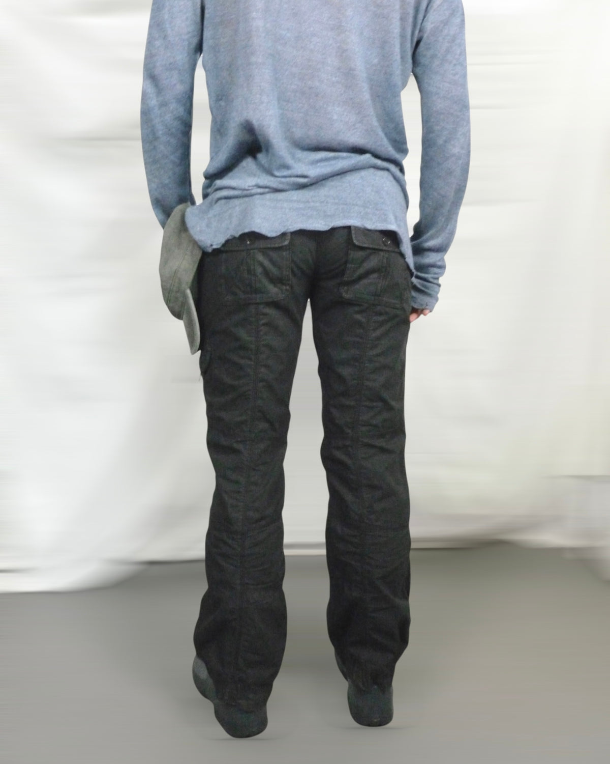 QS light cotton cargo trousers