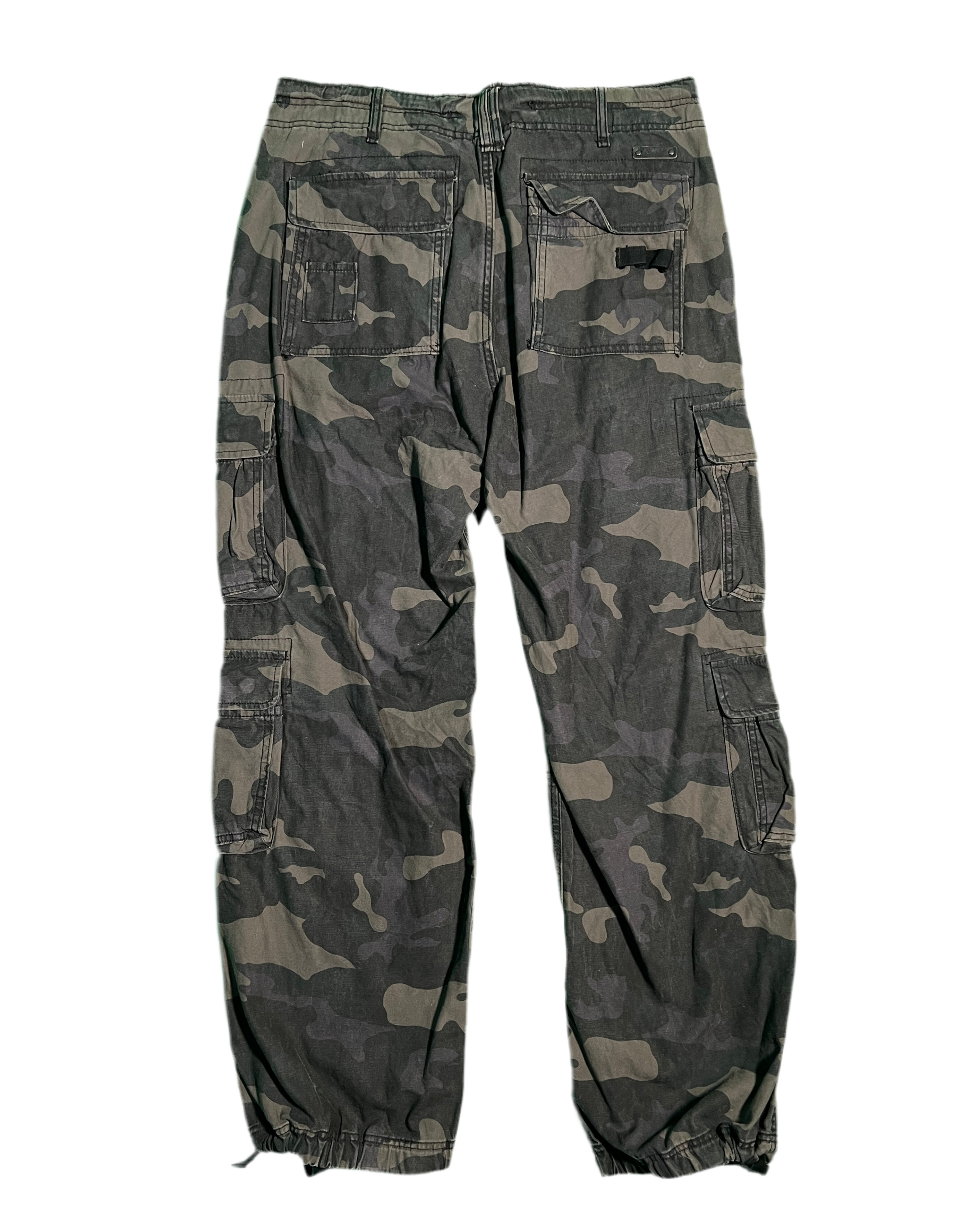 camouflage cargo trousers