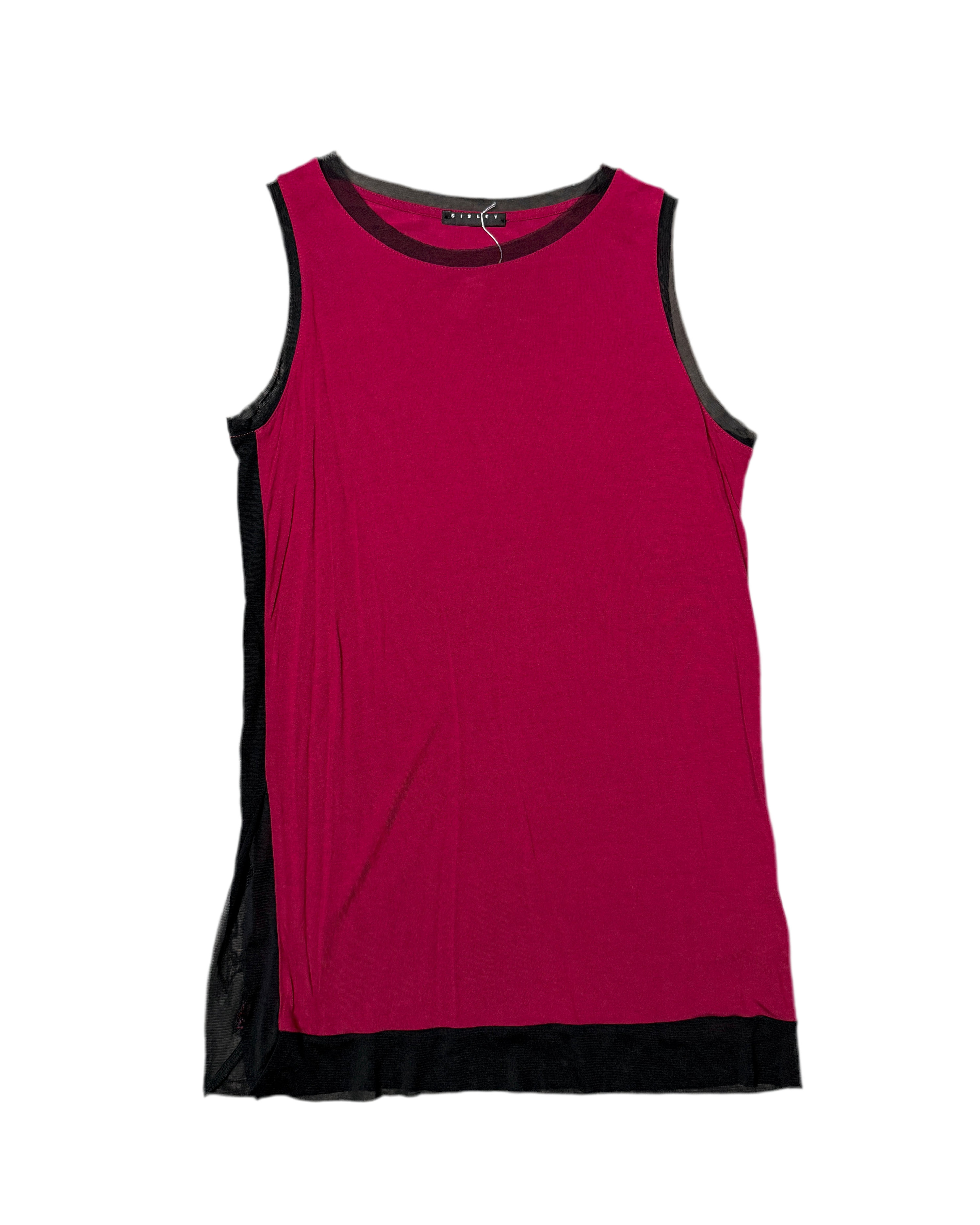 sisley tank top w mesh edge