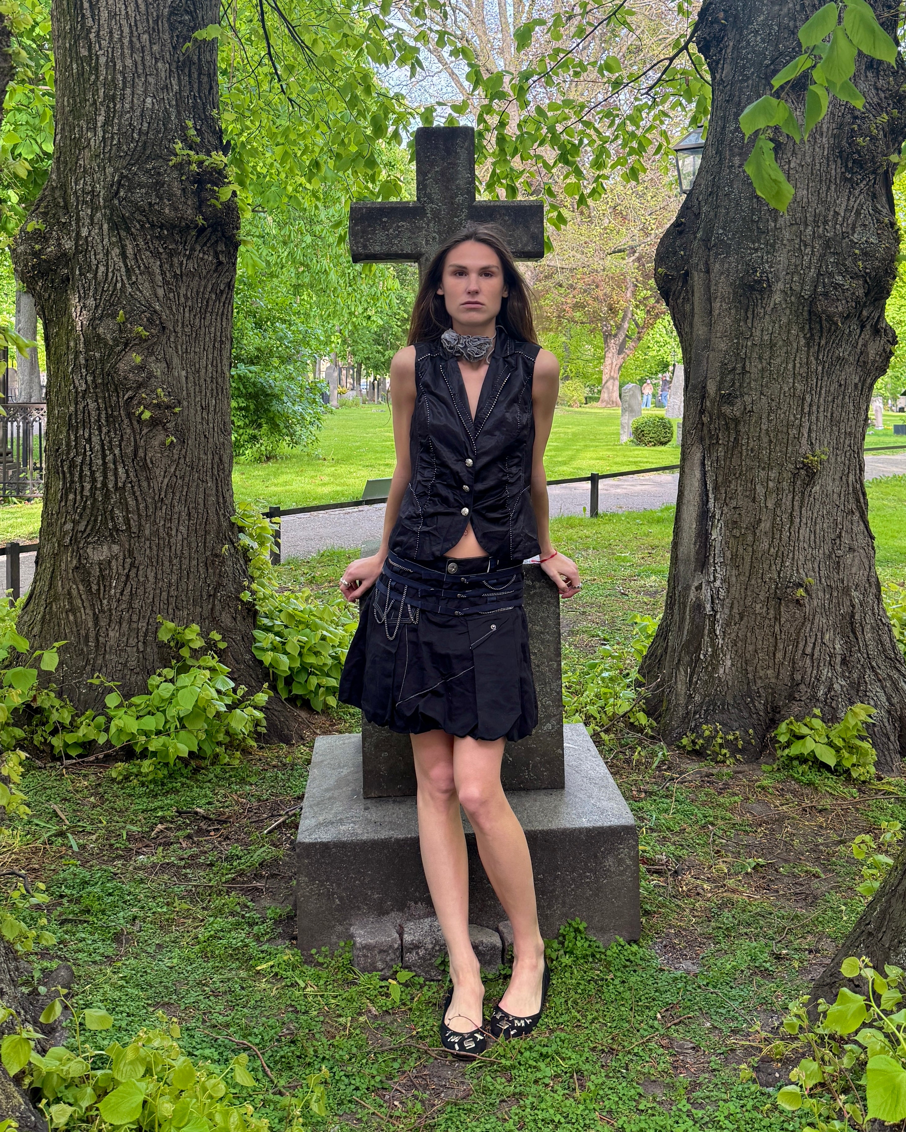 MARITHE + FRANCOIS GIRBAUD Mサイズ スカート Vintage Marithé François Girbaud Midi Skirt – Vivien's Vintage