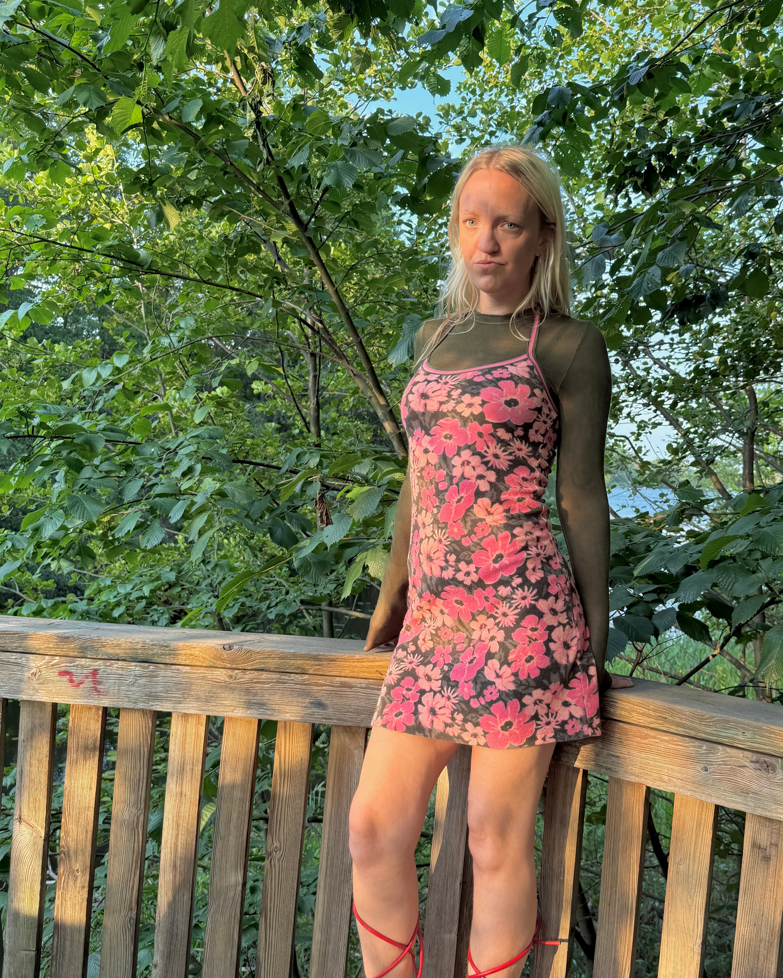 H&M Poolside by Fiorucci towel beach dress