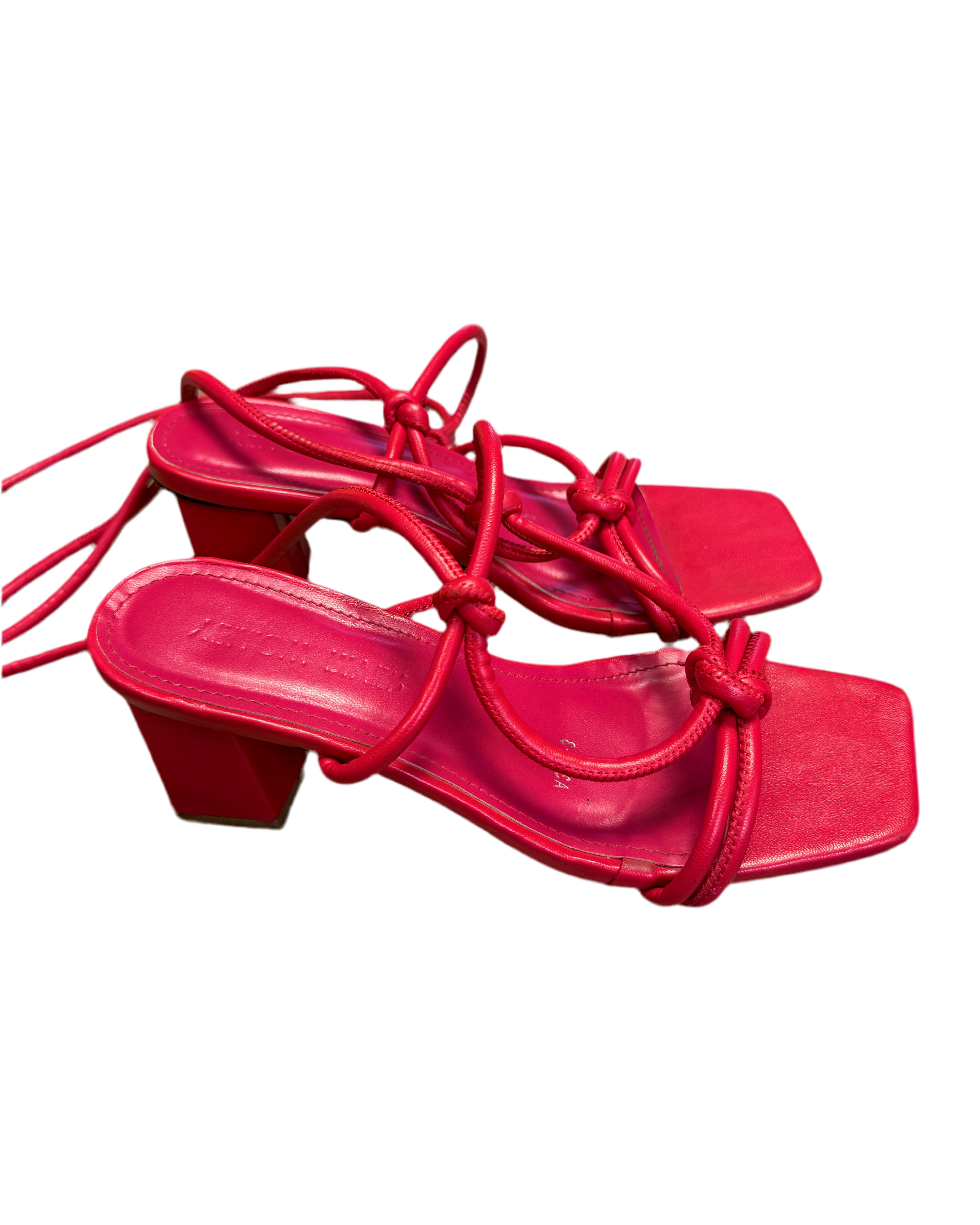 fat laces strappy sandals