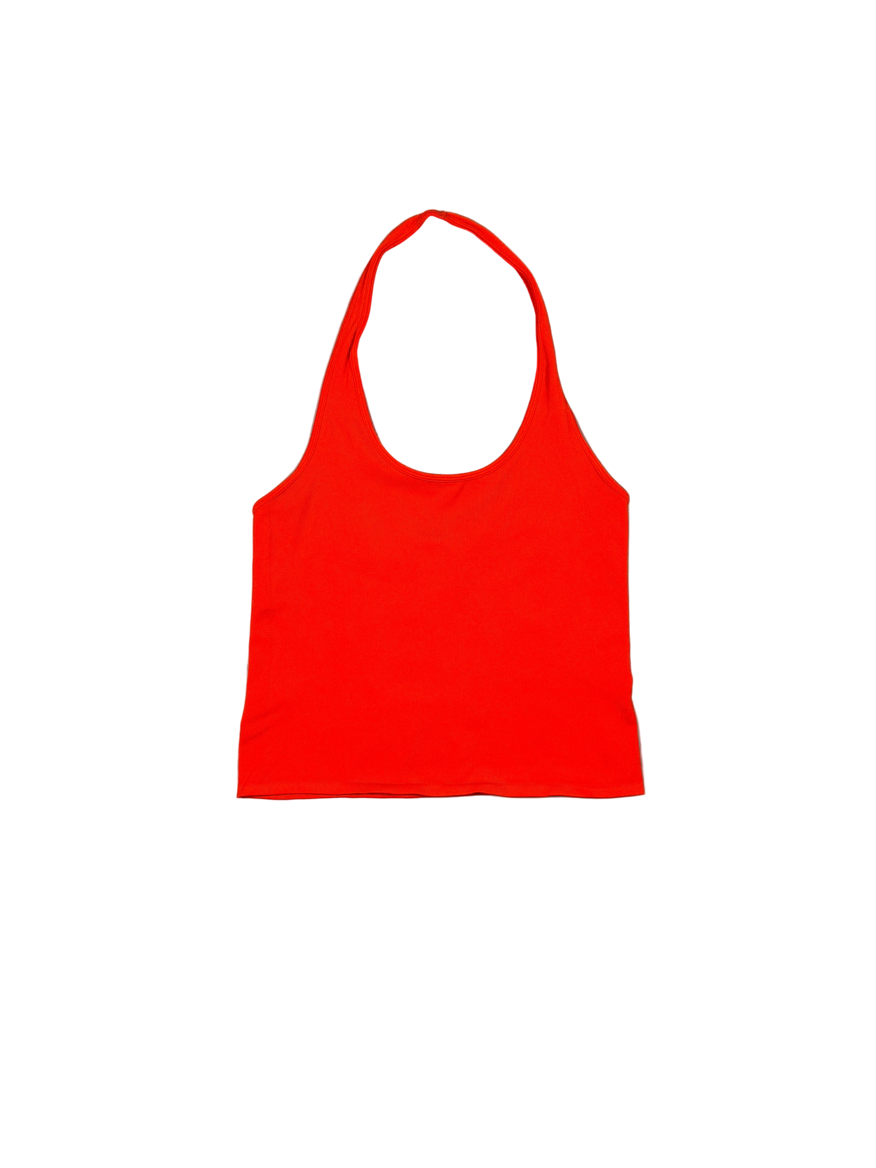 halterneck sporty tank top