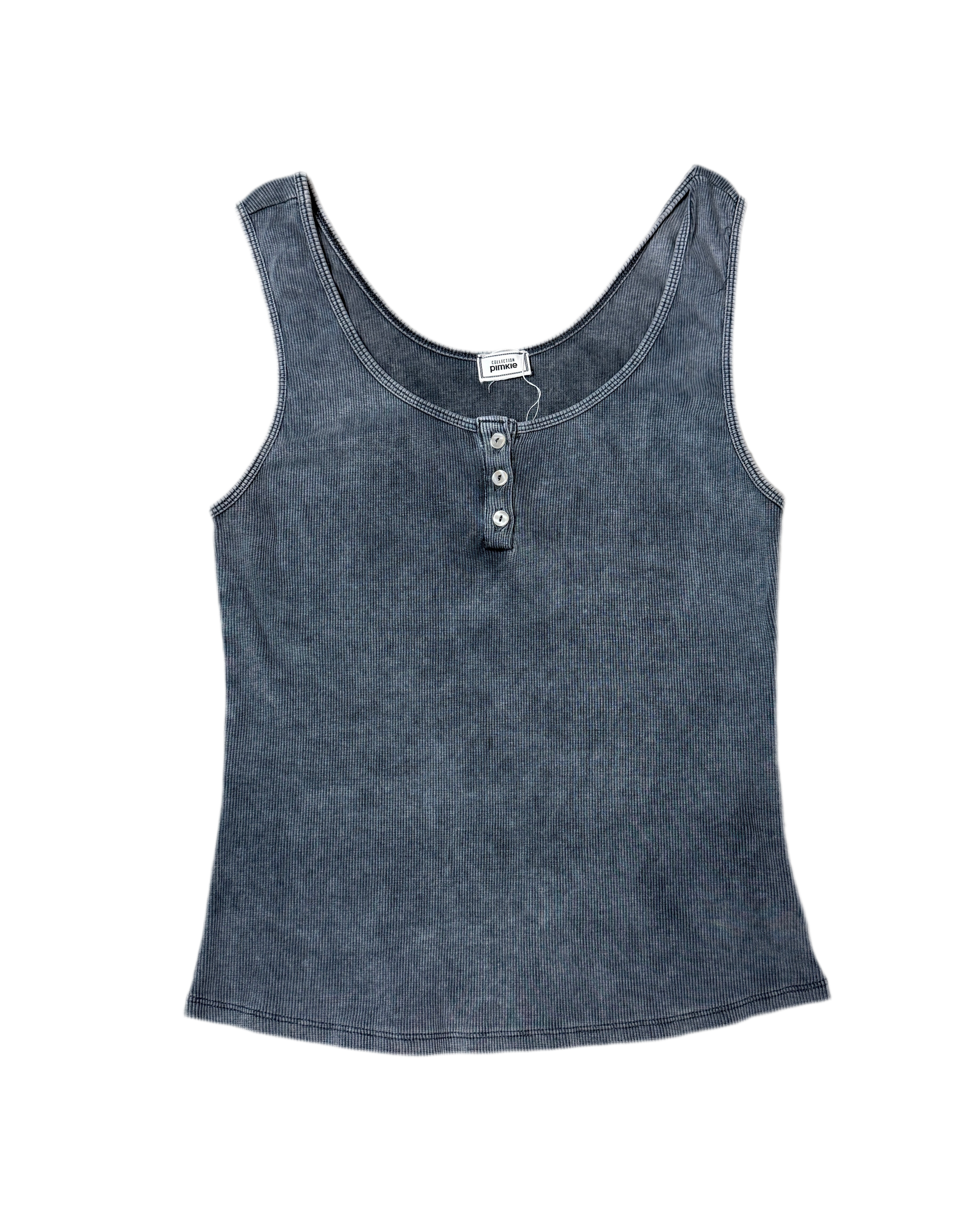 Pimkie washed cotton rib tank top