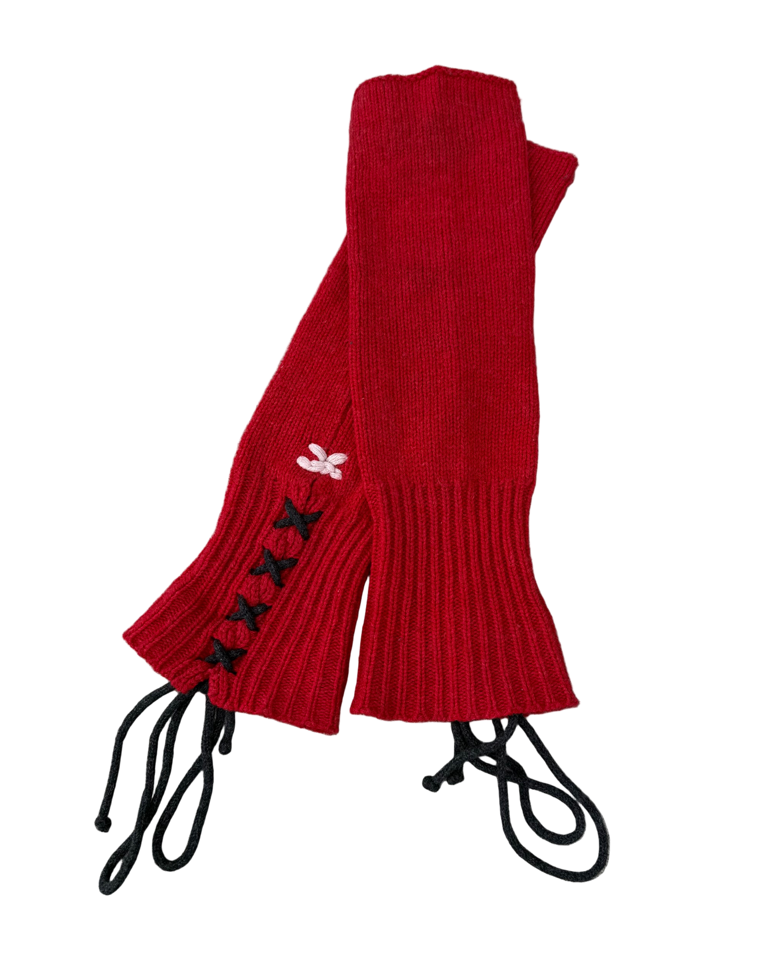 knitted wool sleeves legwarmers