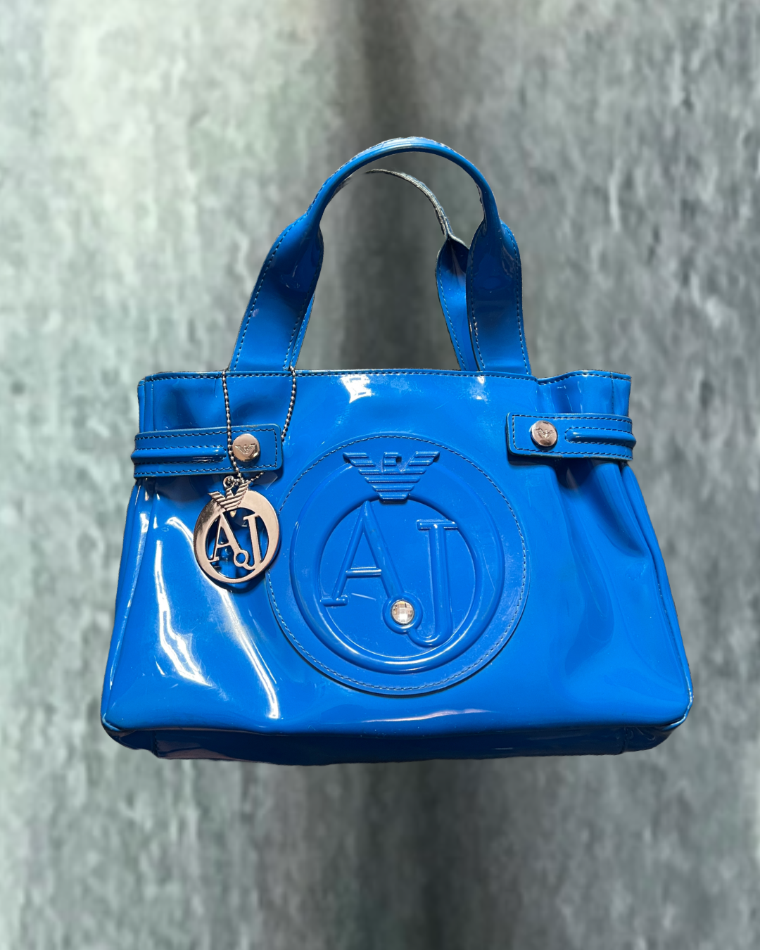 Armani patent handbag