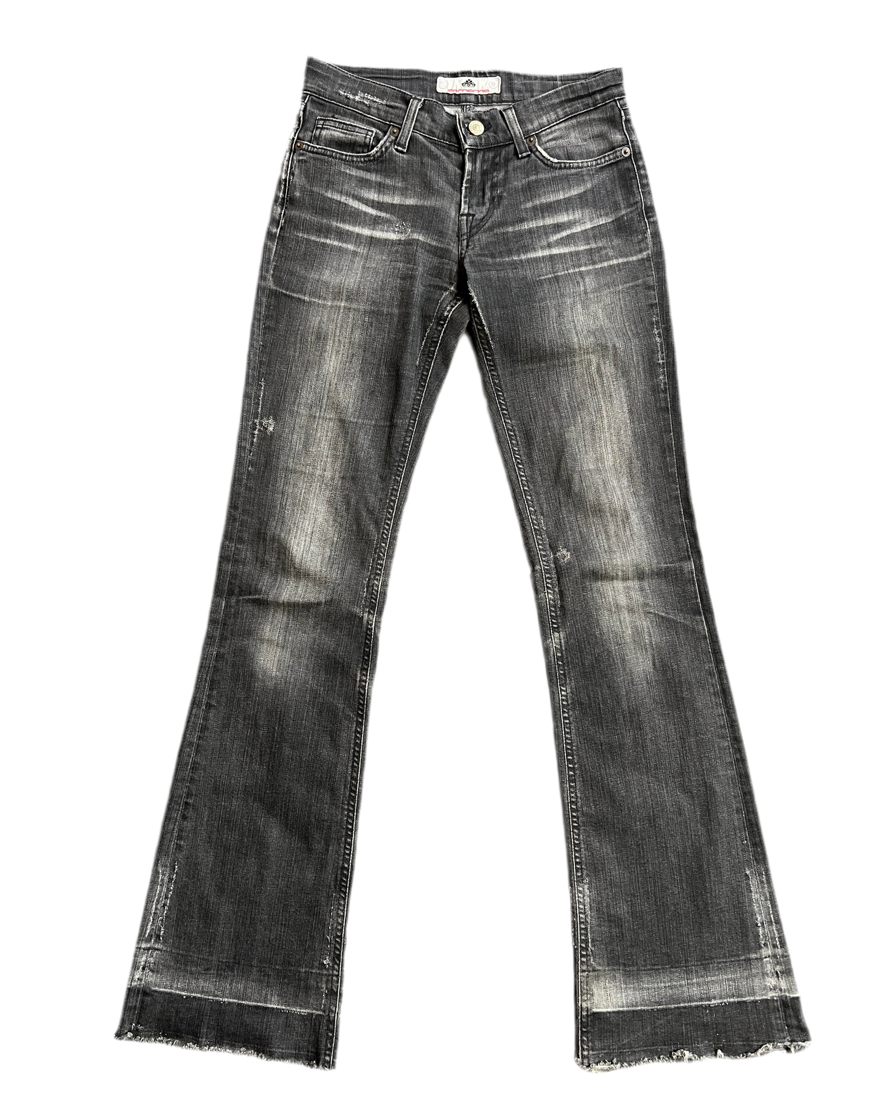 fornarina tight flared jeans