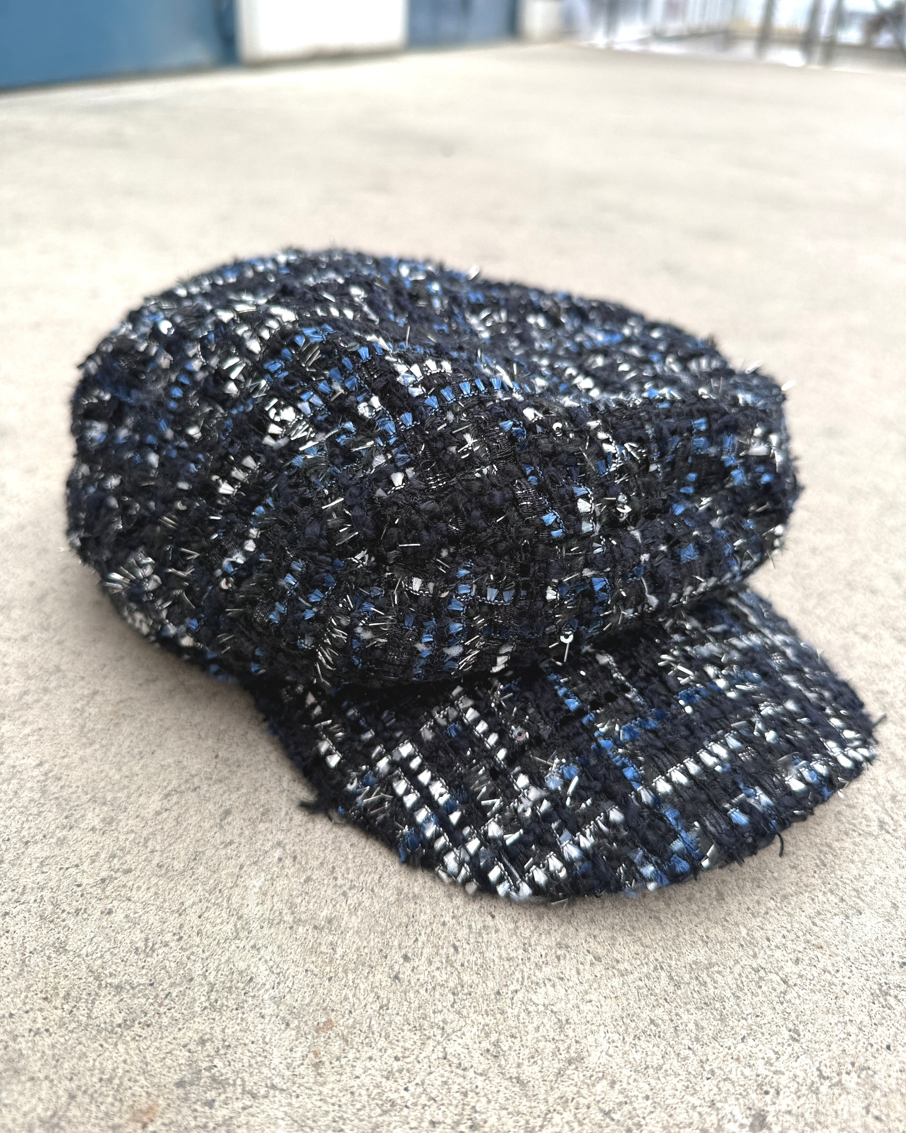 tweed newsboy cap