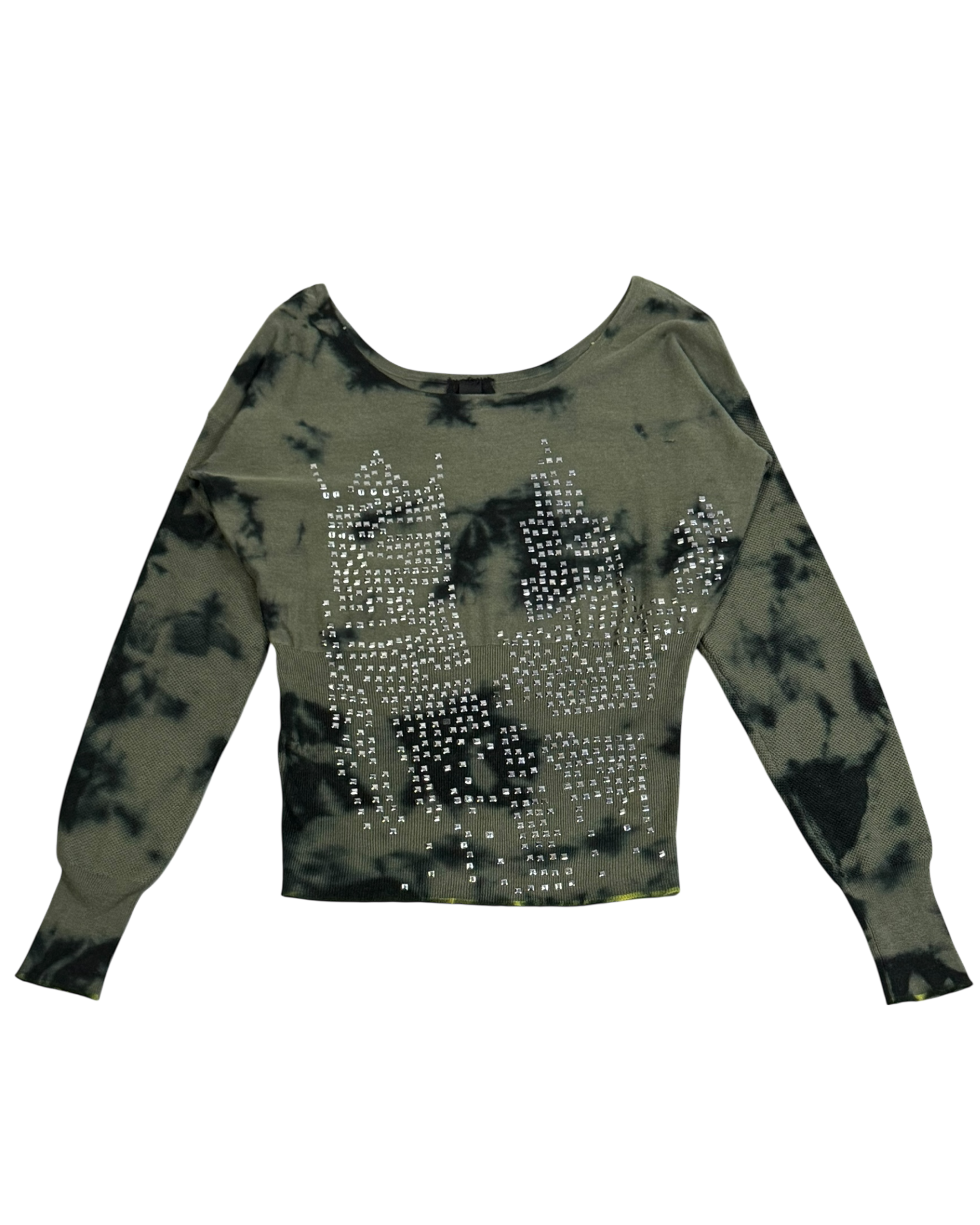 nü dyed studded sweater