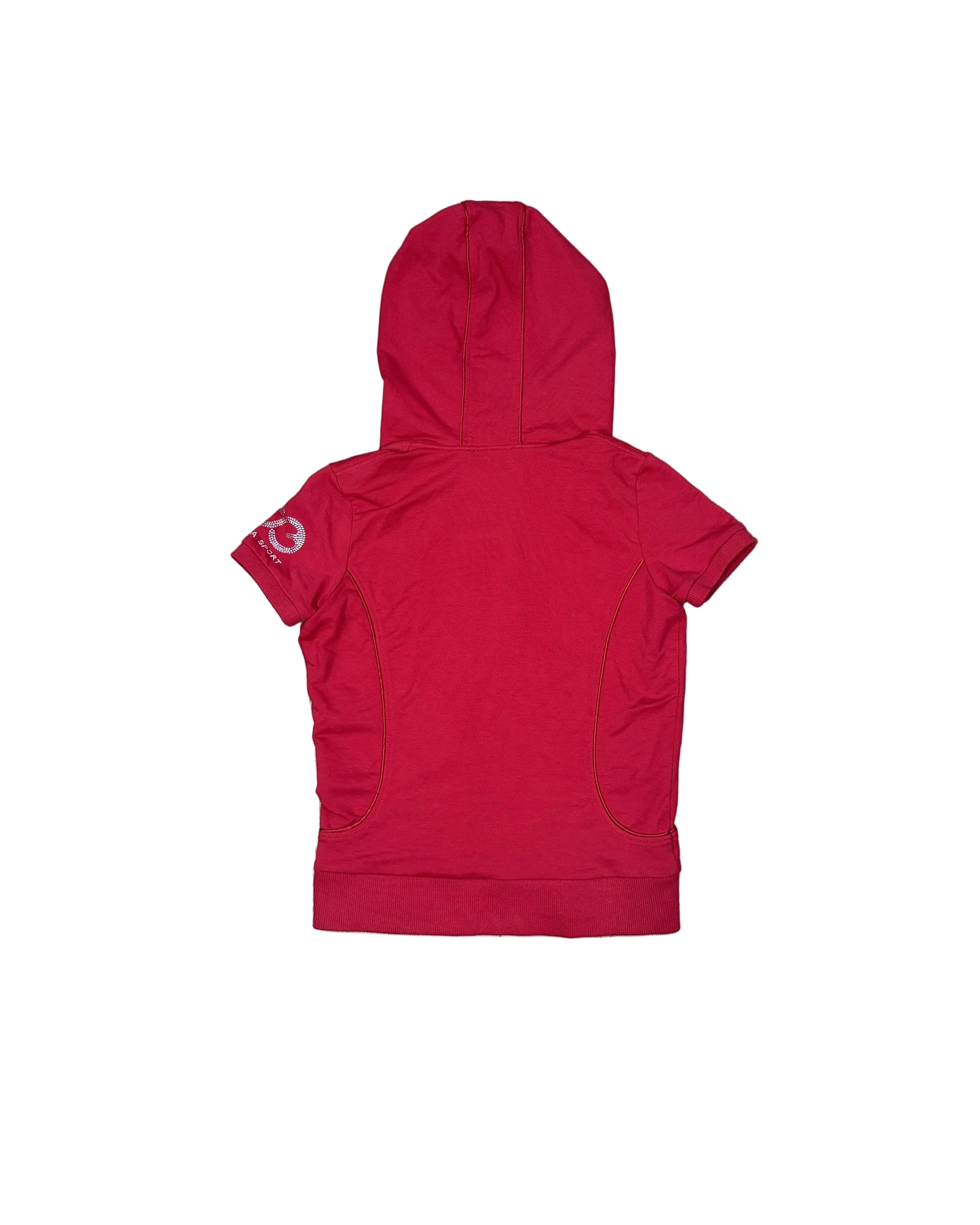 escada scooped short sleeve t-shirt hoodie