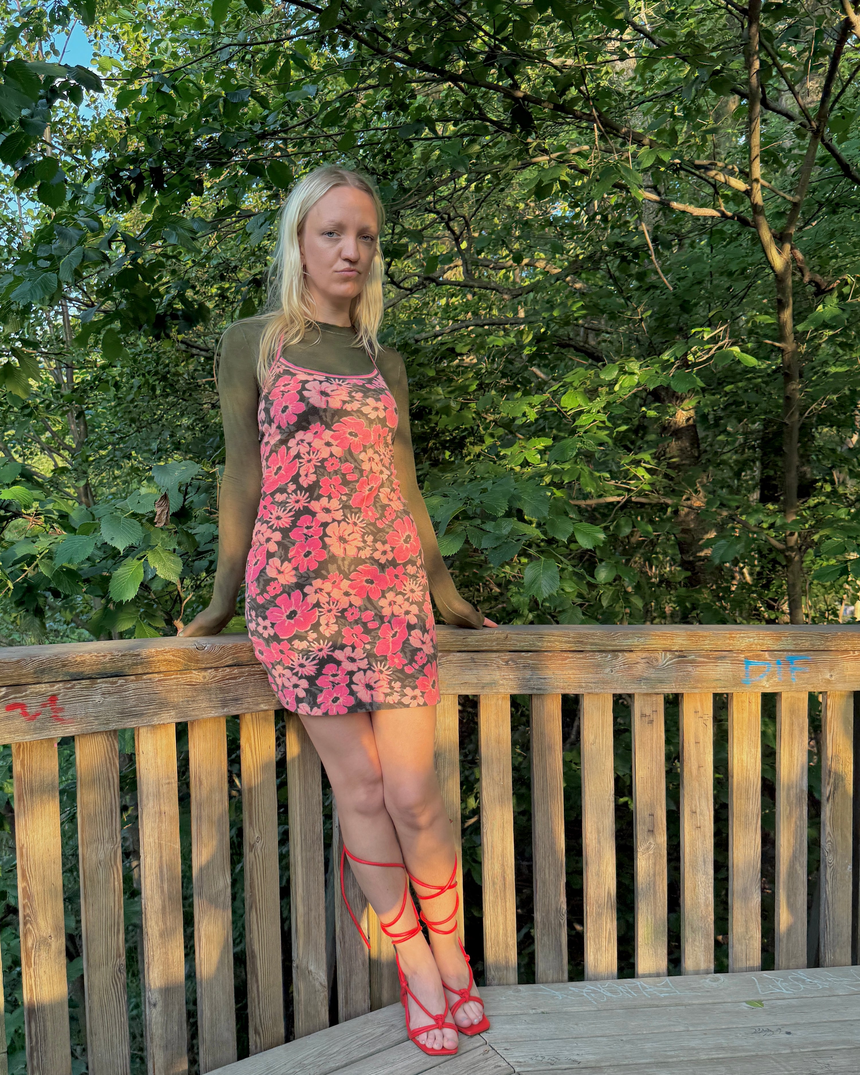 H&M Poolside by Fiorucci towel beach dress