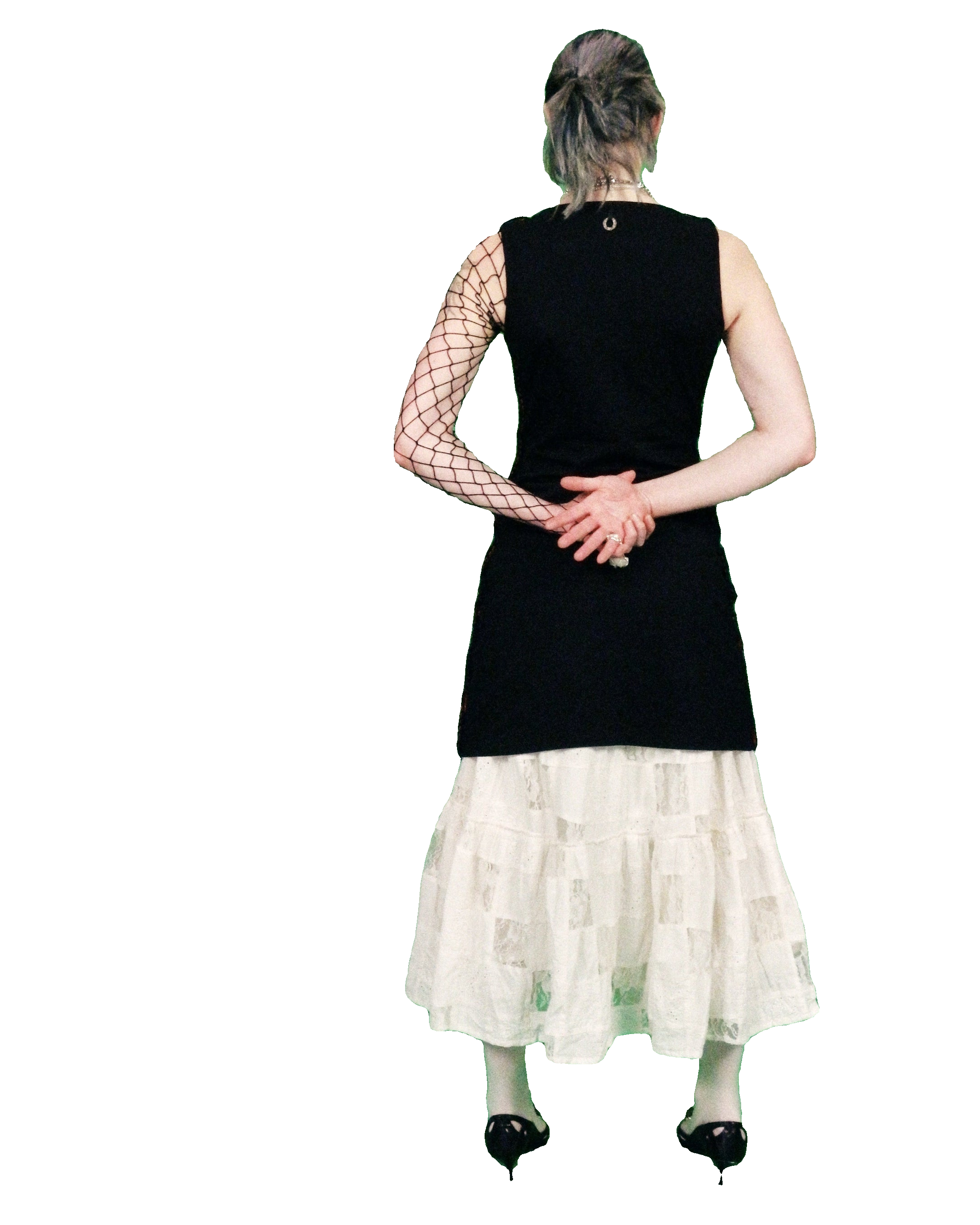 SAVE THE QUEEN messy pattern mini dress