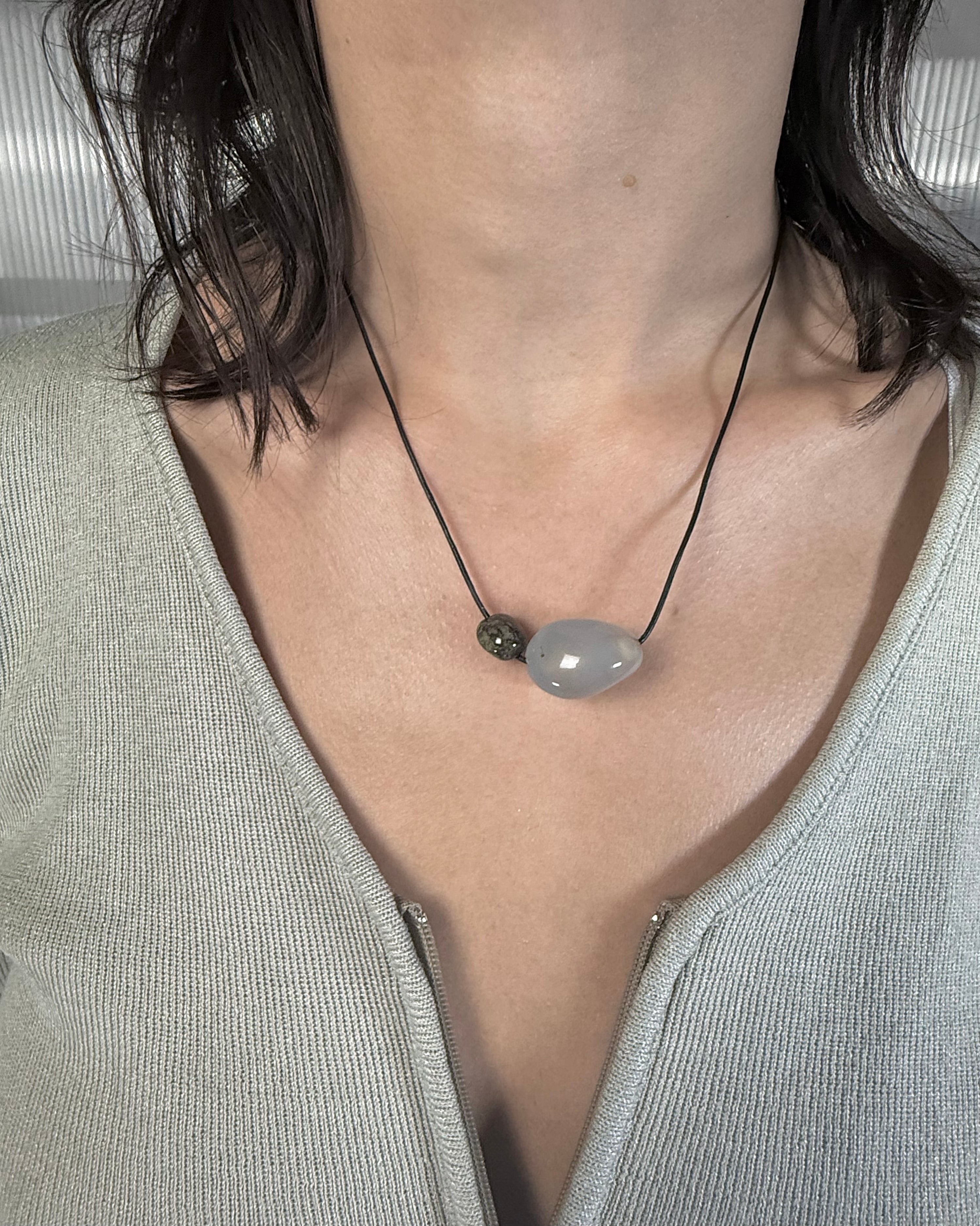 RE-MADE beaded necklaces