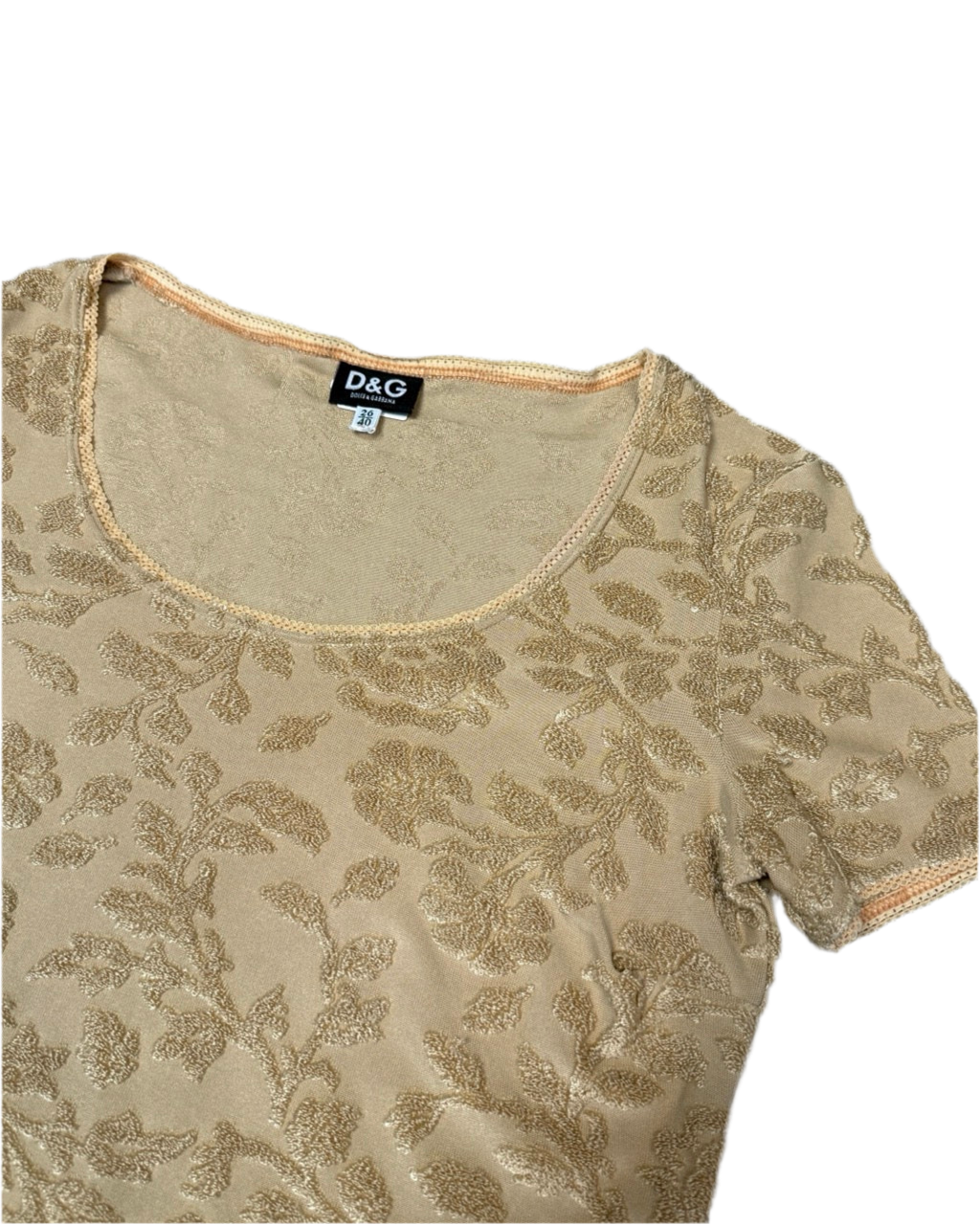 D&G baroque flower t-shirt
