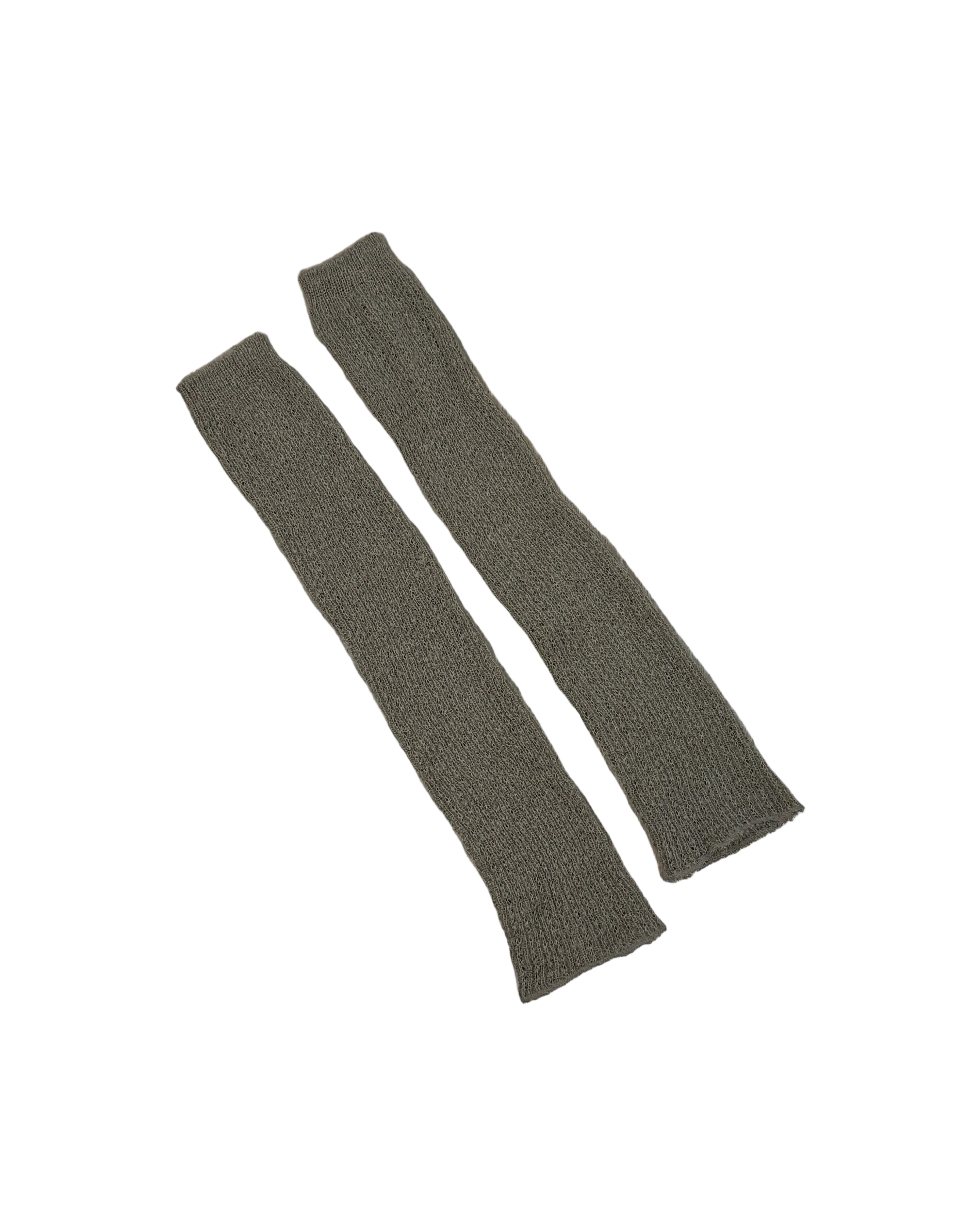 loose knitted long wristwarmers
