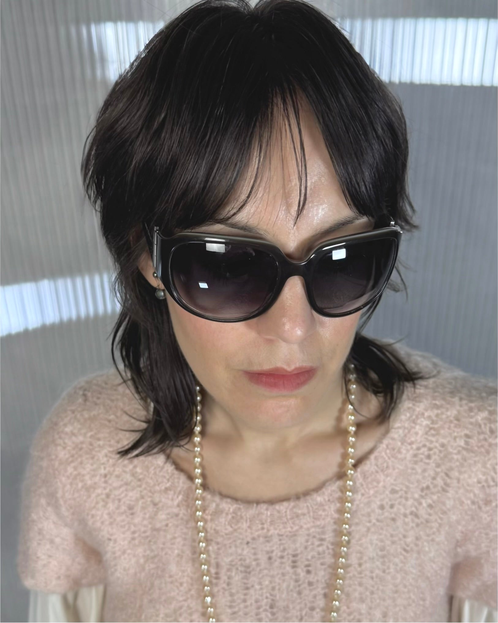 GGL big oval 'Showteyeme' sunglasses