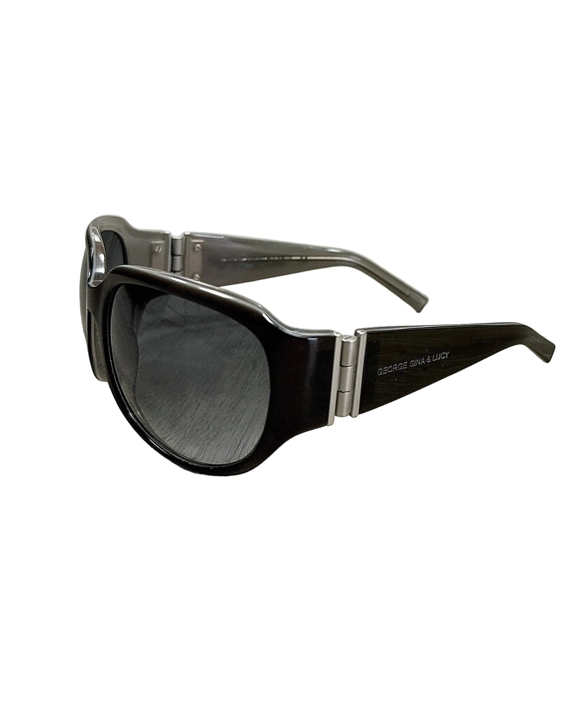 GGL big oval 'Showteyeme' sunglasses