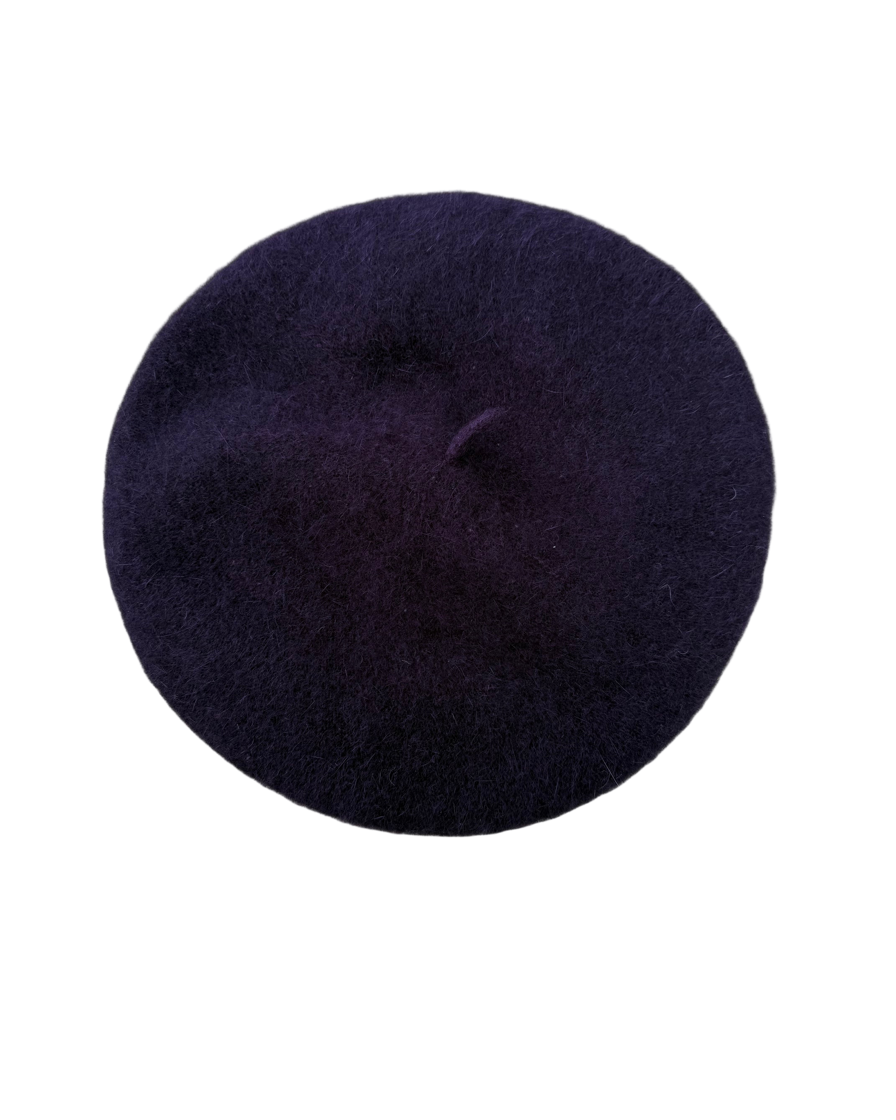 angora wool beret