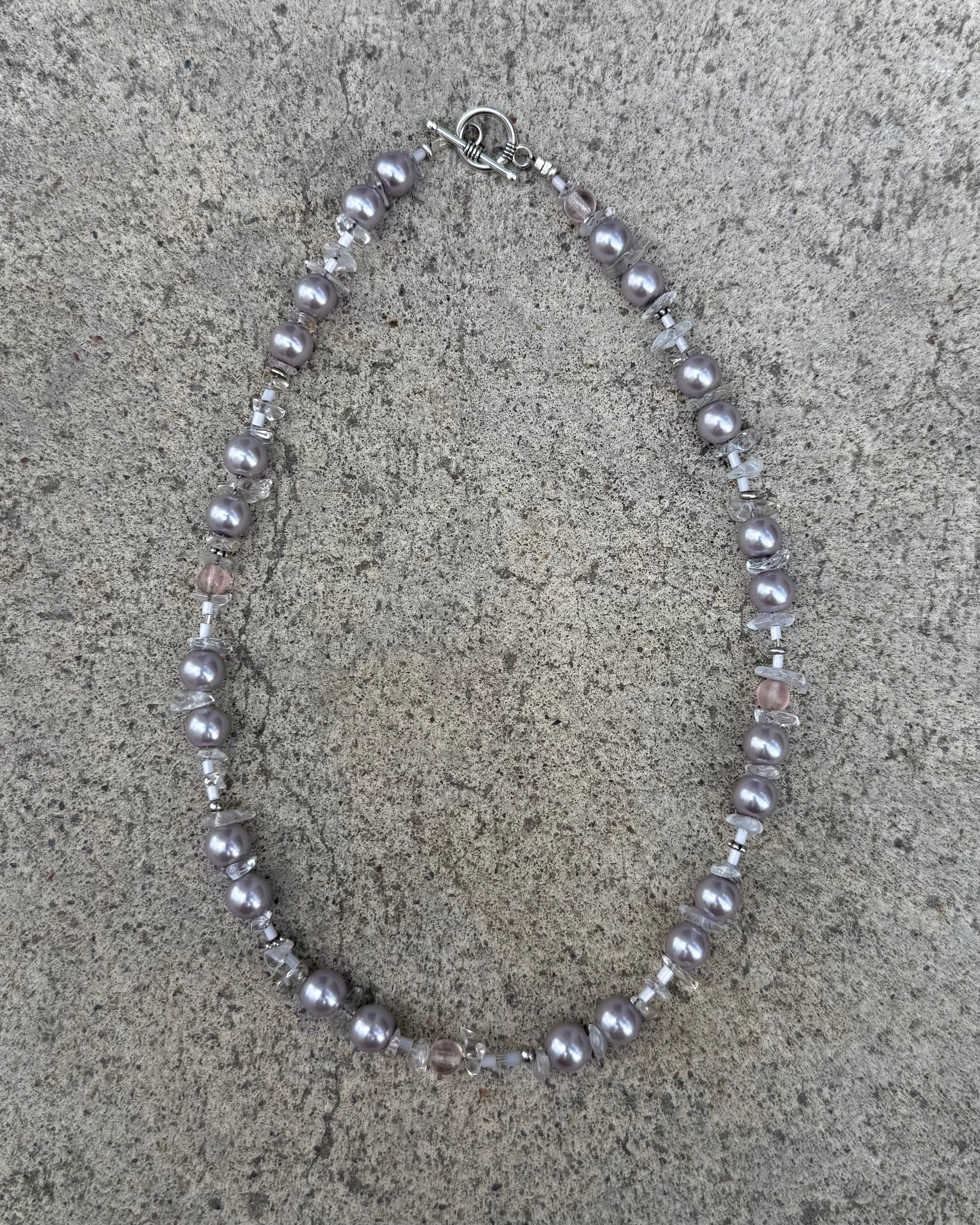 RE-MADE pearl necklaces